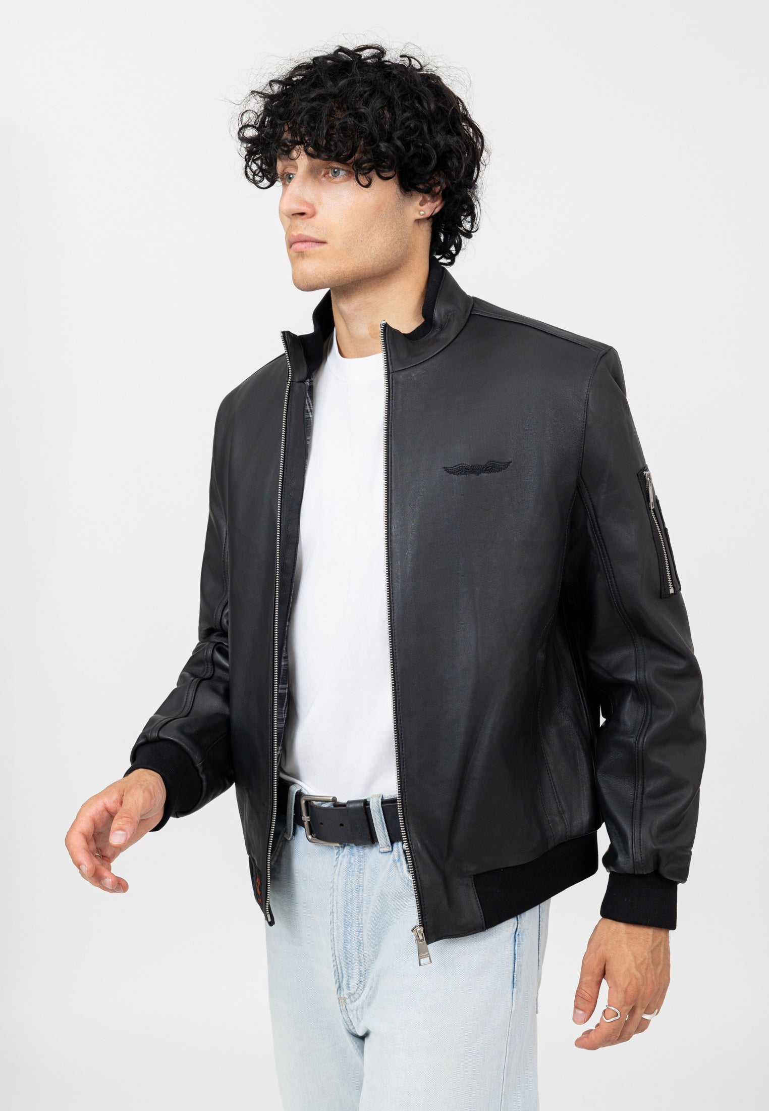 Denver-M in Black Jacken Bombers Original