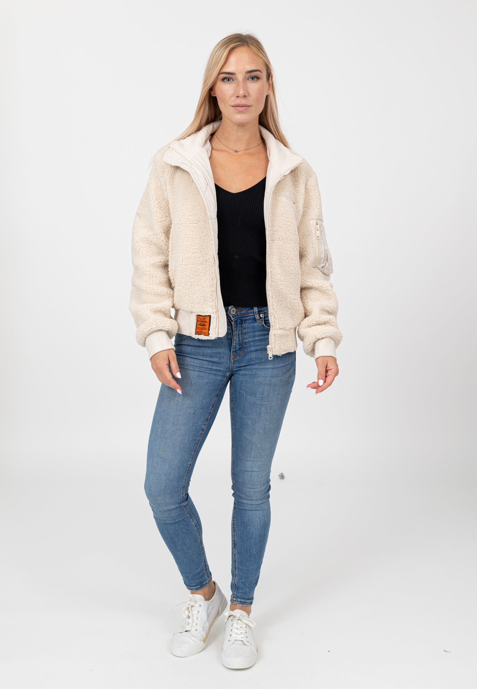 Edmonton-W in Cream Jacken Bombers Original