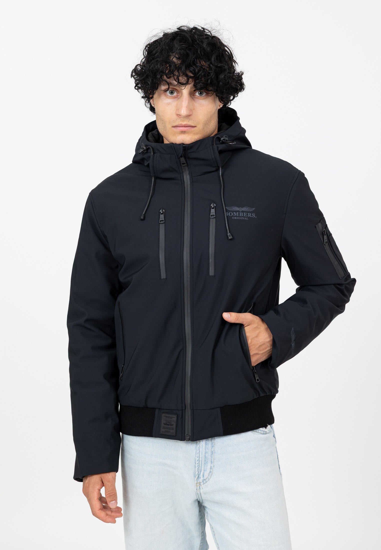 Edwards-M in Black Jacken Bombers Original