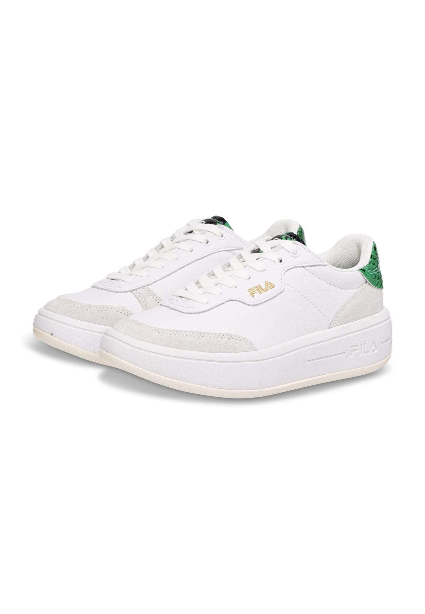 Fila Premium F Wmn in White-Verdant Green Sneakers Fila   