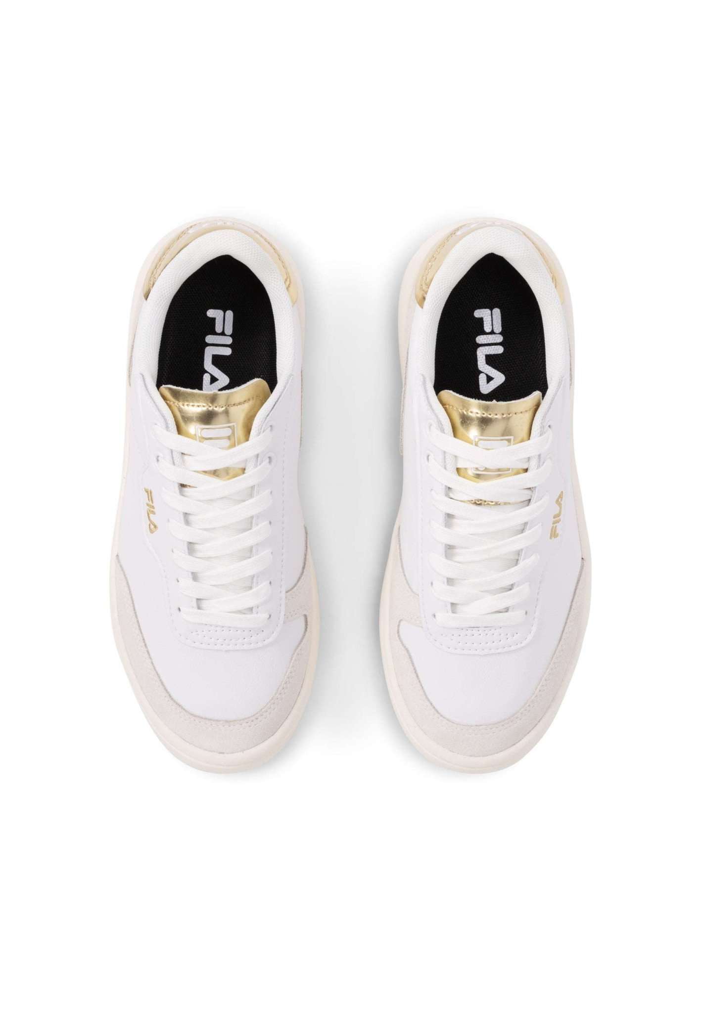 Fila Premium F Wmn in White-Gold Sneakers Fila   
