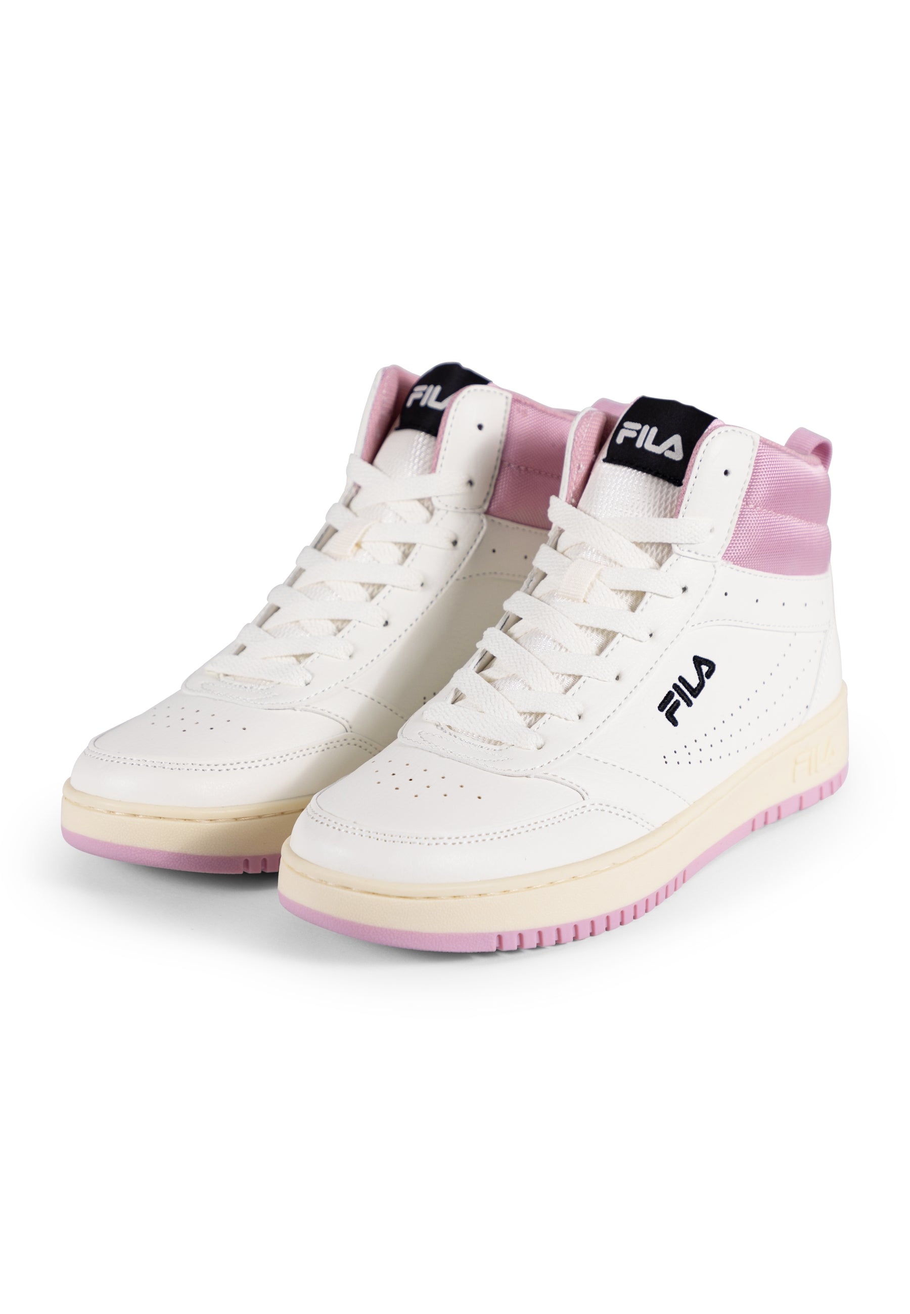 Rega Mid Wmn in Marshmallow-Pink Nectar Sneakers Fila   