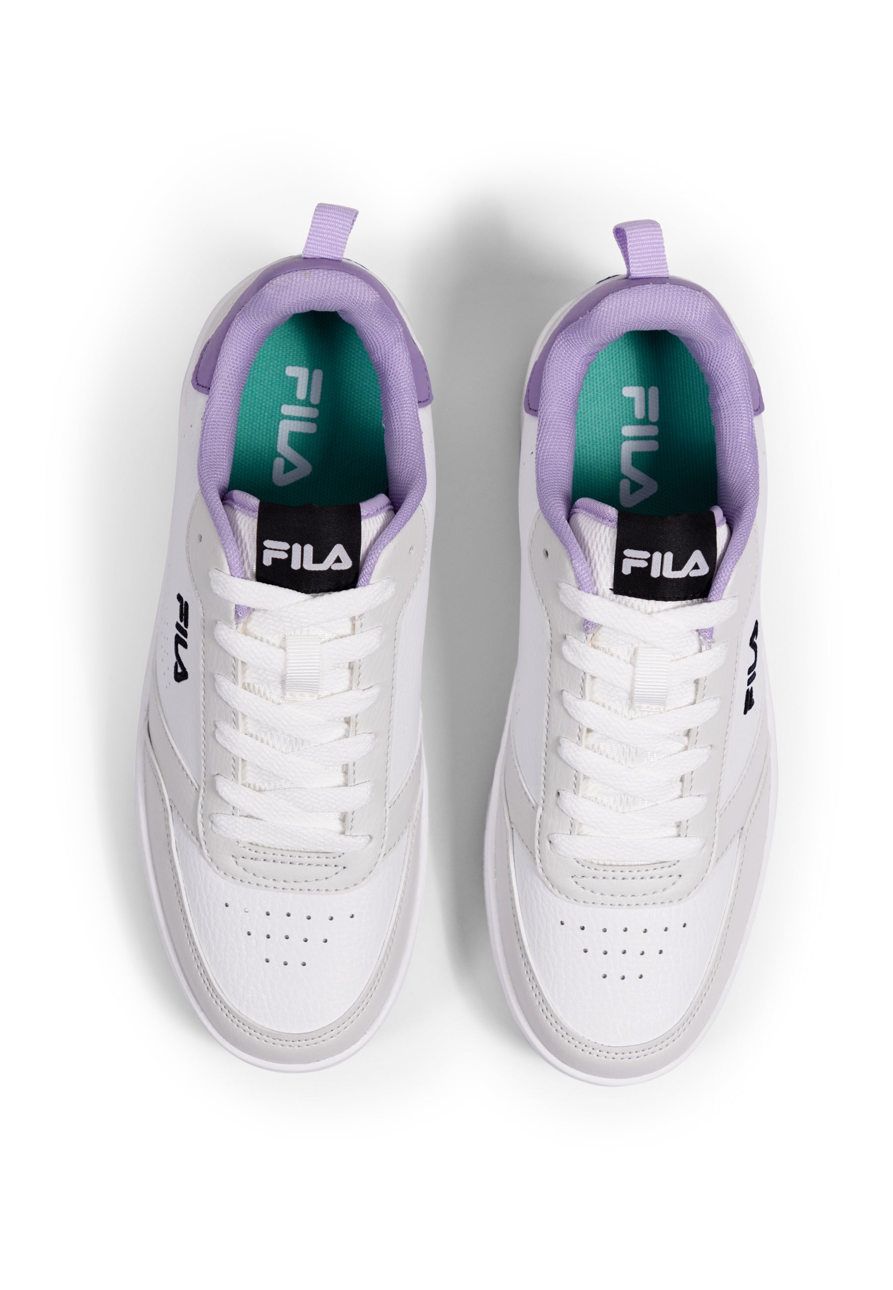 Rega Wmn in White-Viola Sneakers Fila   