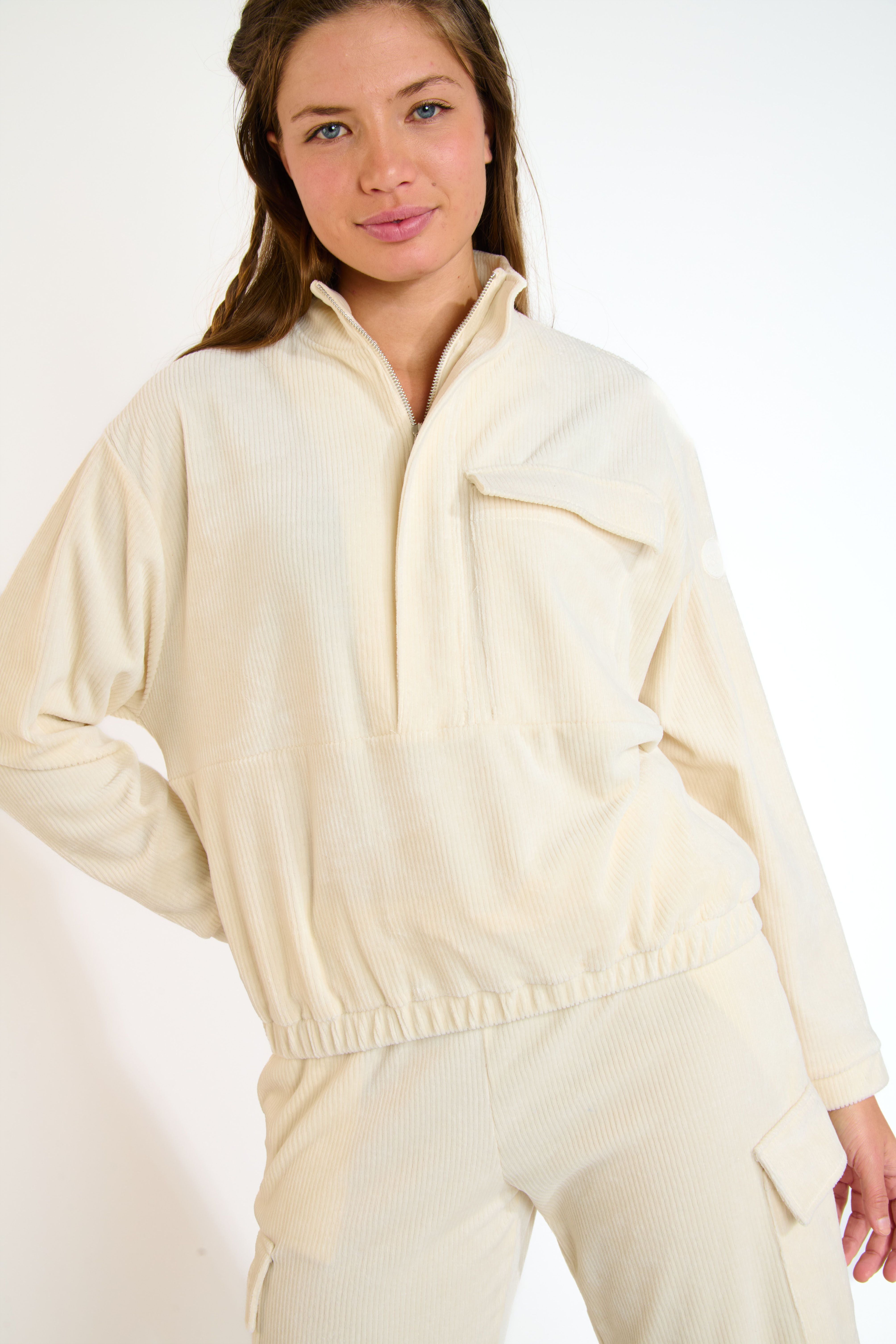 GAVIN-QUANDARY Sweatshirt in Ecru Sweatshirts Banana Moon