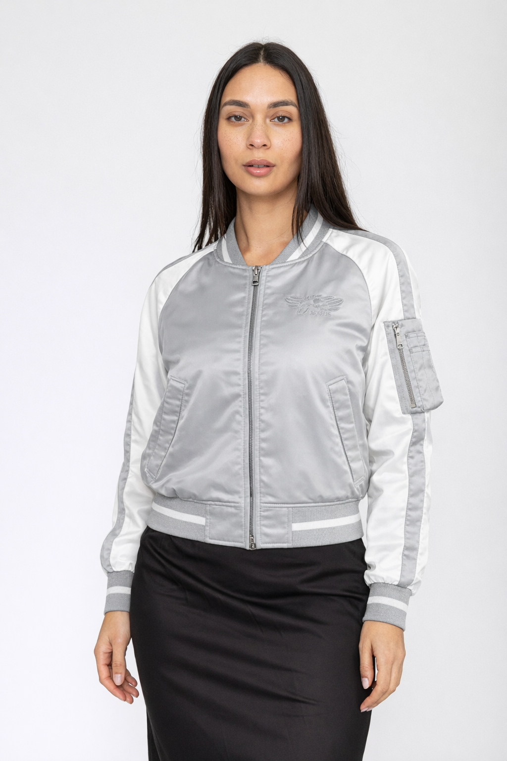 Geiko-W Bomberjacke in Grey Jacken Bombers Original