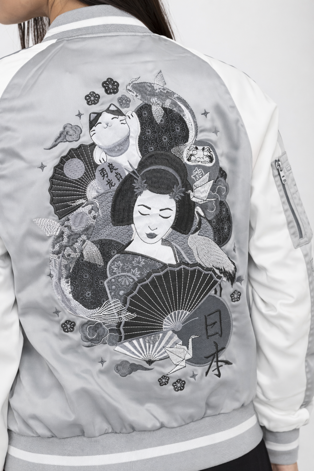 Geiko-W Bomberjacke in Grey Jacken Bombers Original