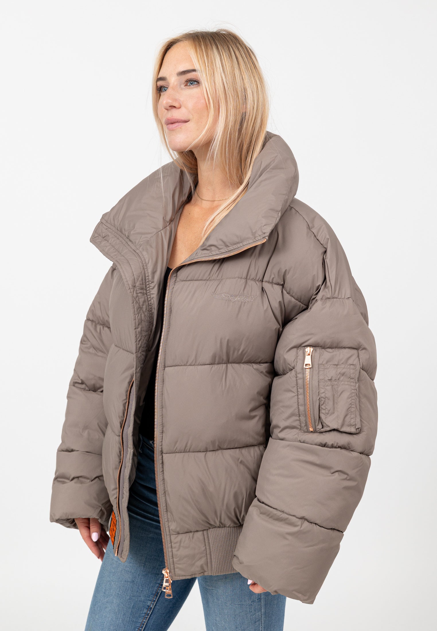 Hill-W in Taupe Jacken Bombers Original