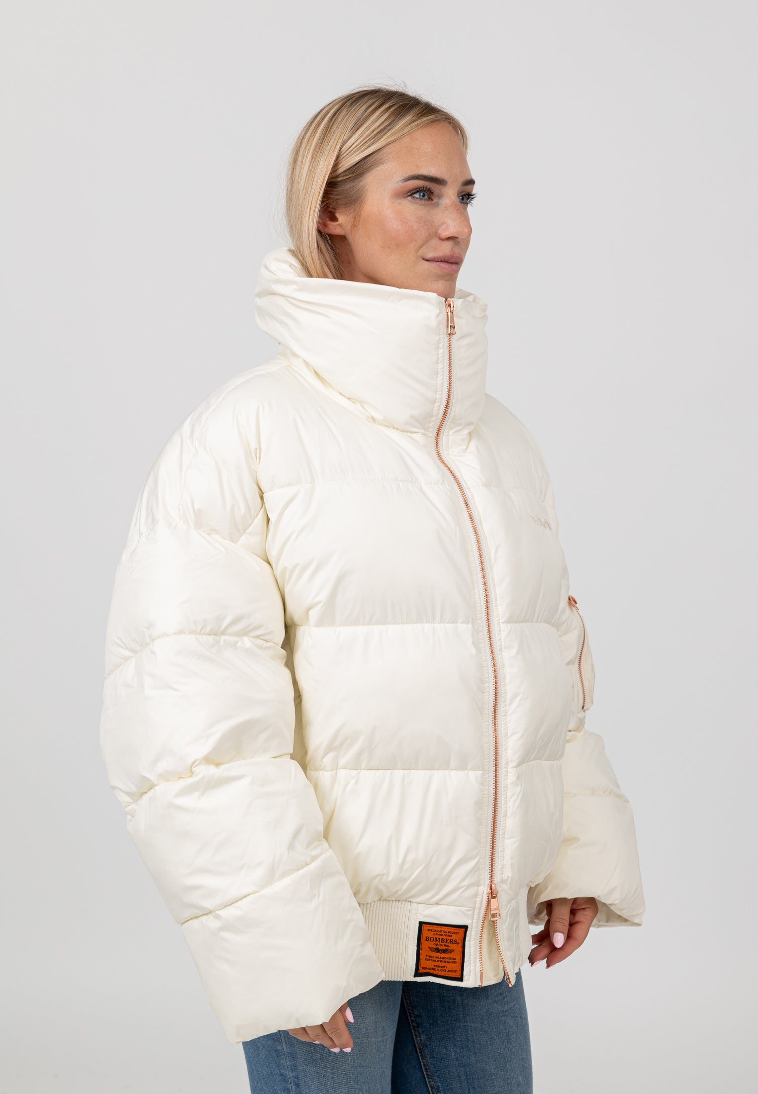 Hill-W in White Jacken Bombers Original