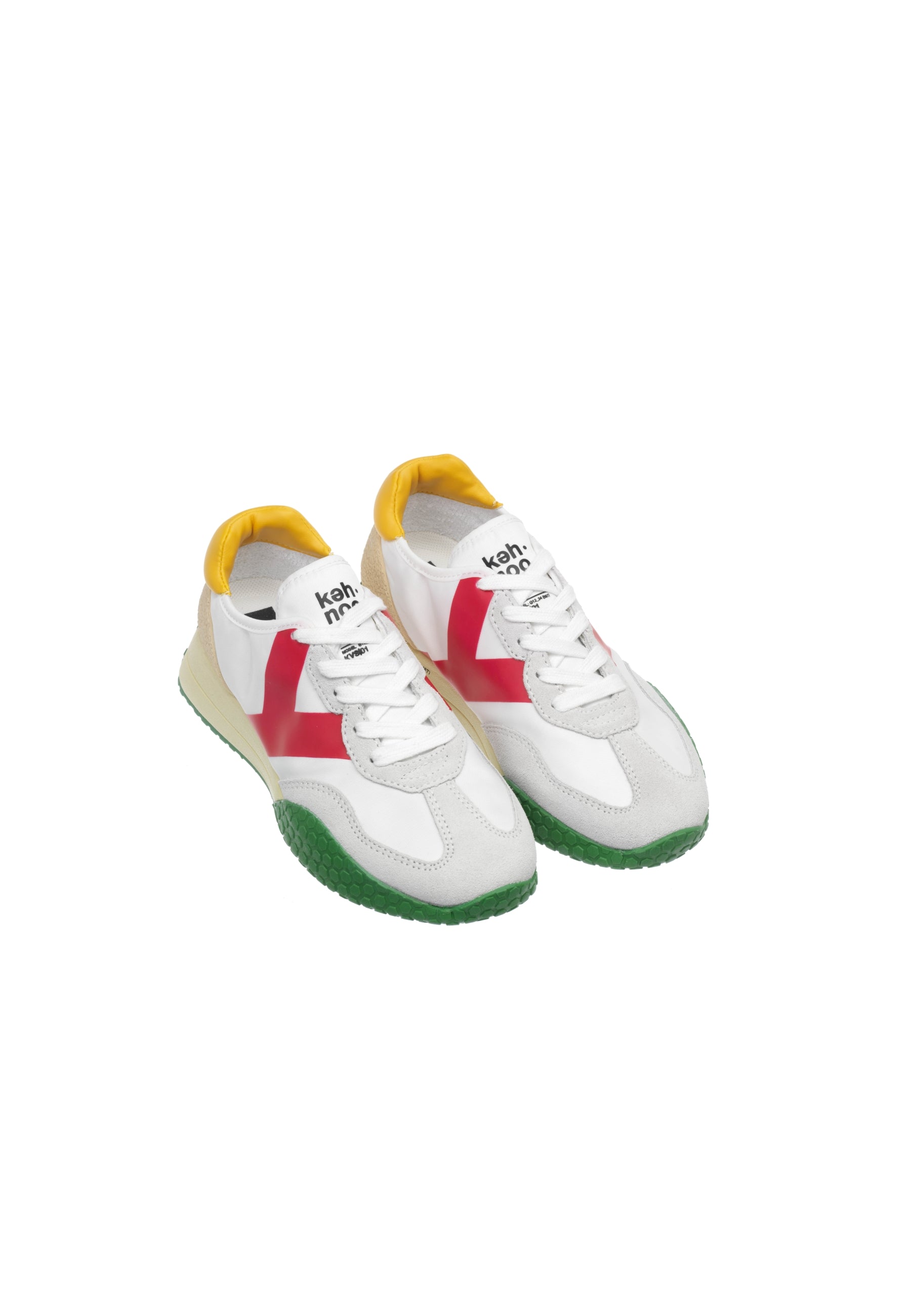 Ambassador in White/Fuxia/Yellow Sneakers Keh-Noo   