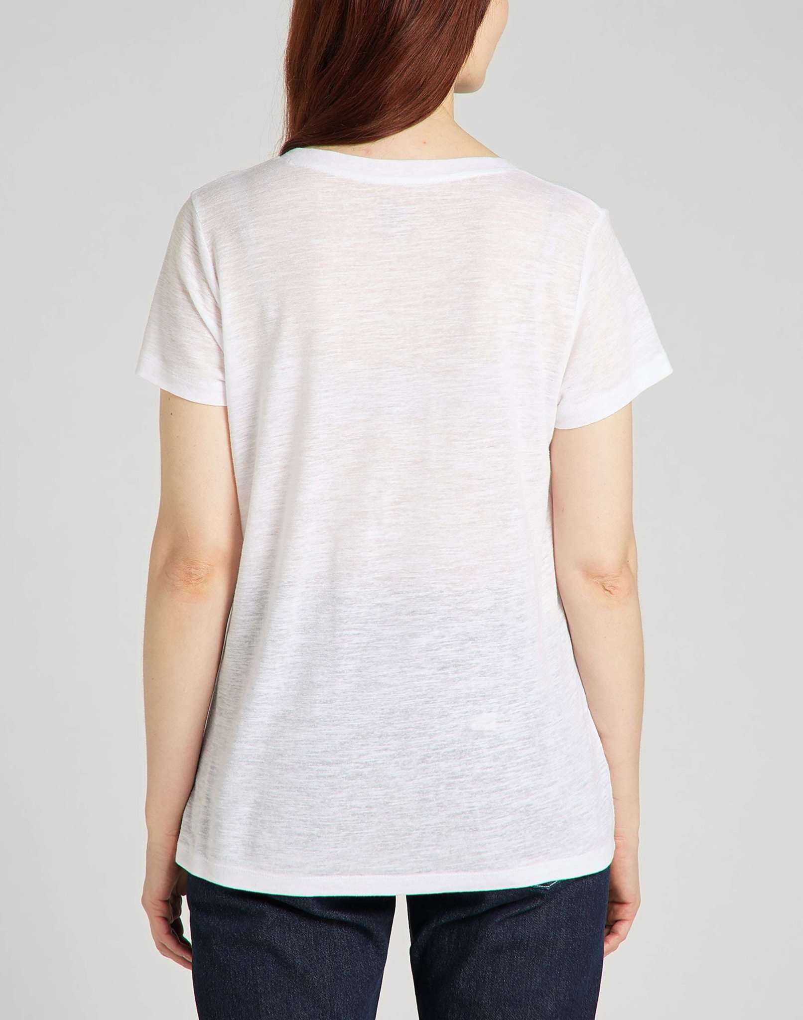 V Neck Tee in Bright White T-Shirts Lee   