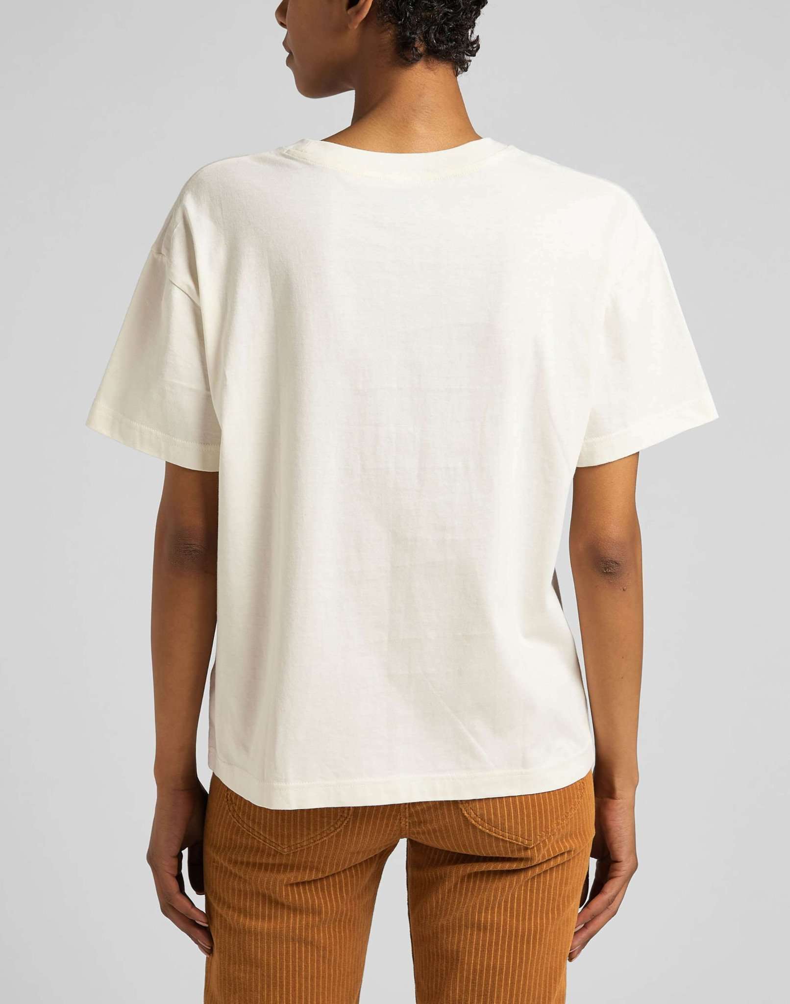 Relaxed Crew Tee in Ecru T-Shirts Lee   