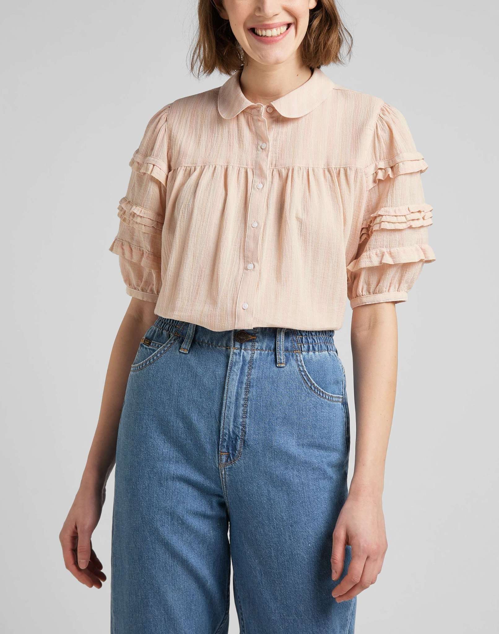 Birthday Cake Blouse in Soft Pink Blusen Lee   