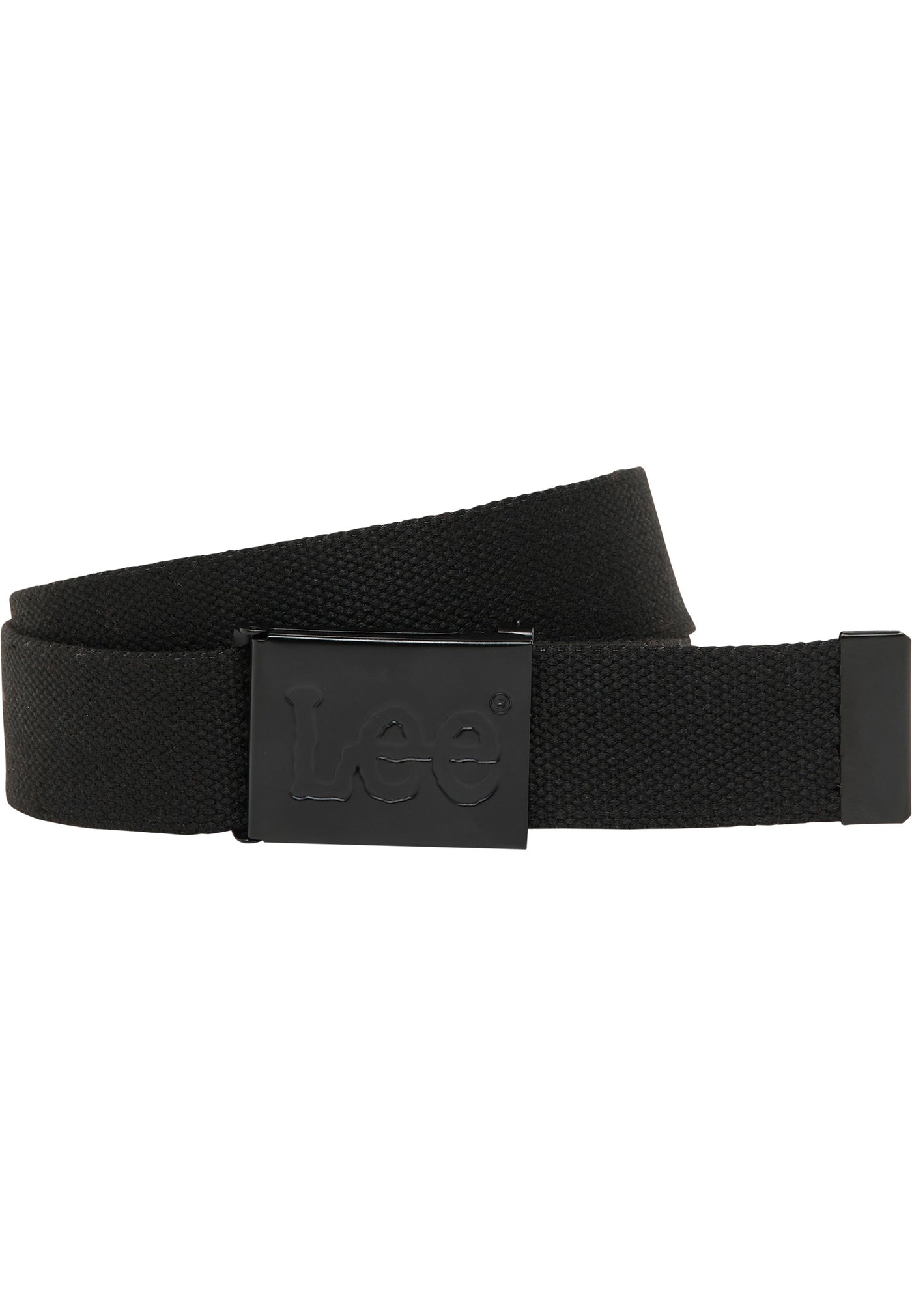 Webbing Belt in Black Gürtel Lee   