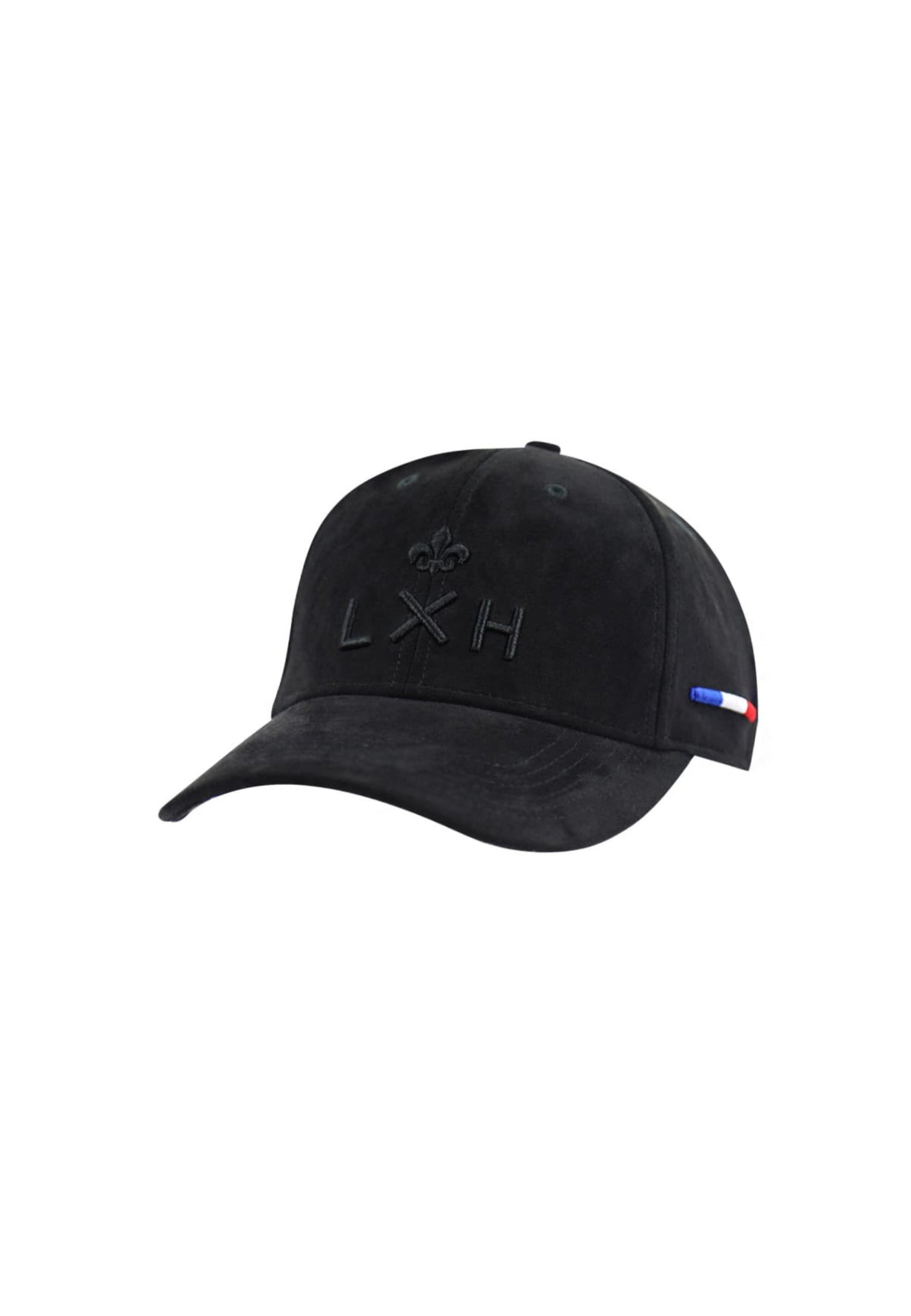 Casquette Suédine in Noir Caps LXH   