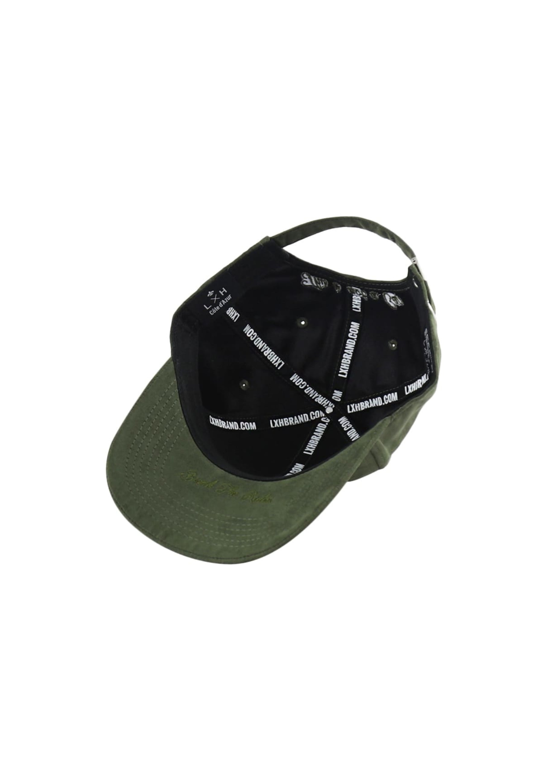 Casquette Suédine in Full Kaki Caps LXH   