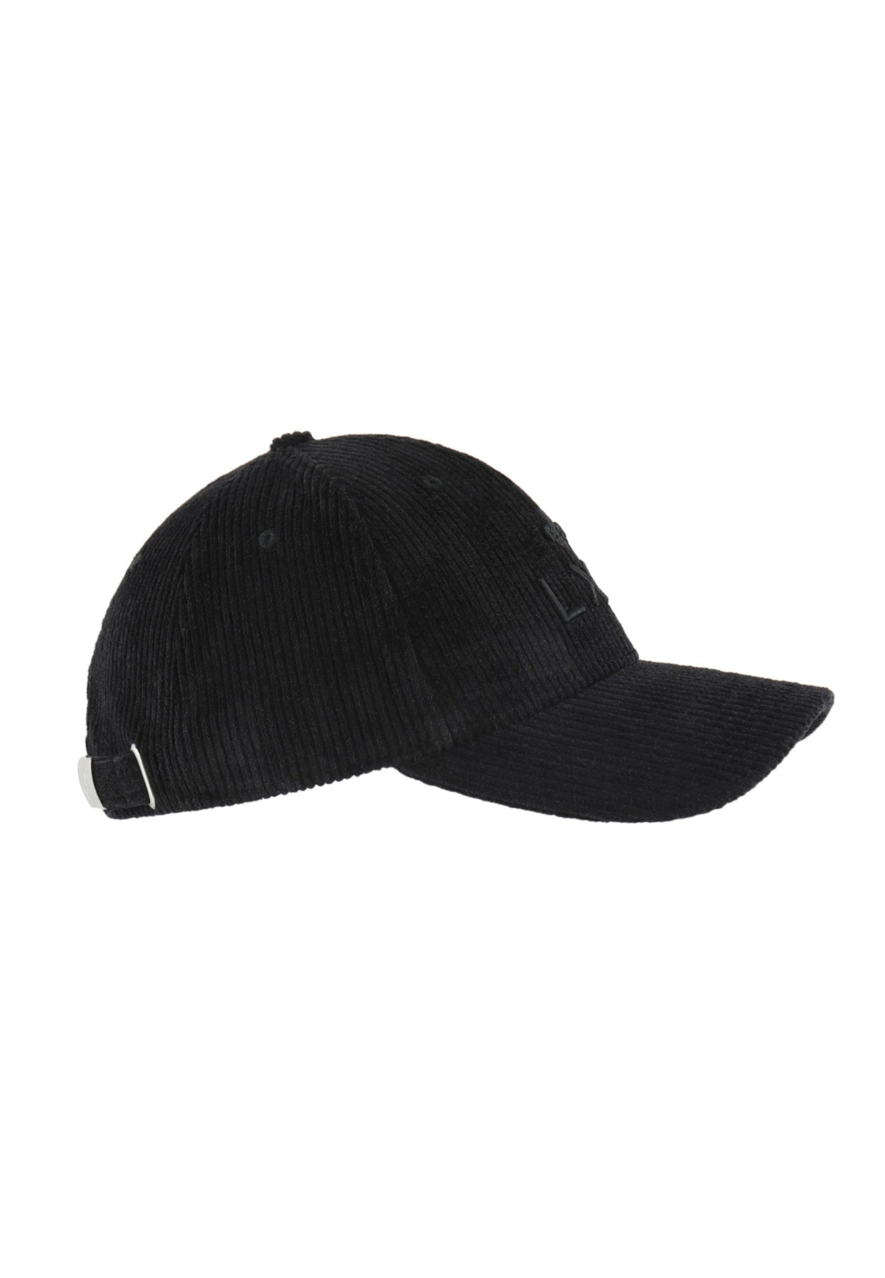 Casquette Velours Côtelé in Noir Caps LXH   