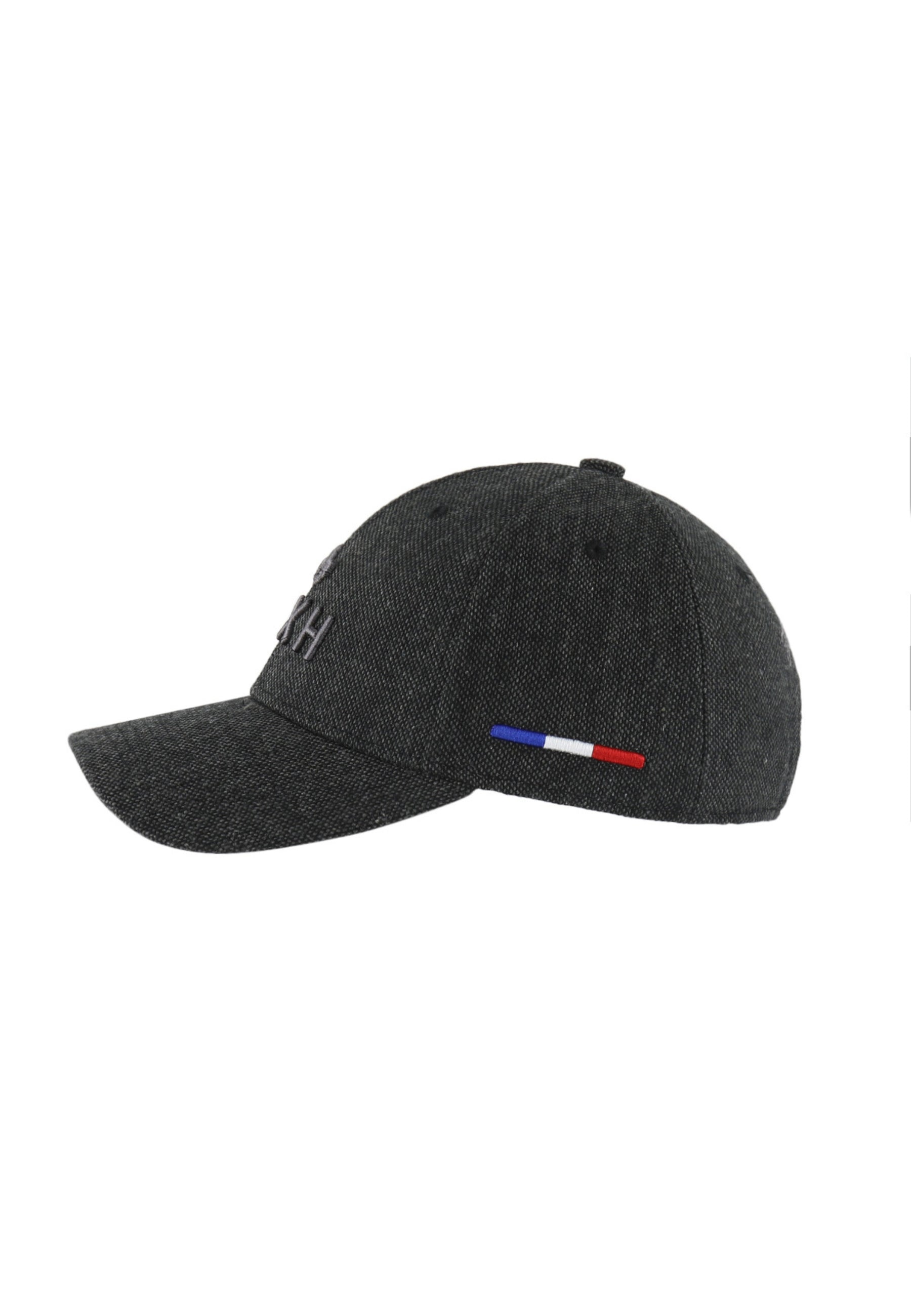 Casquette Laine Piquée in Noir Caps LXH   