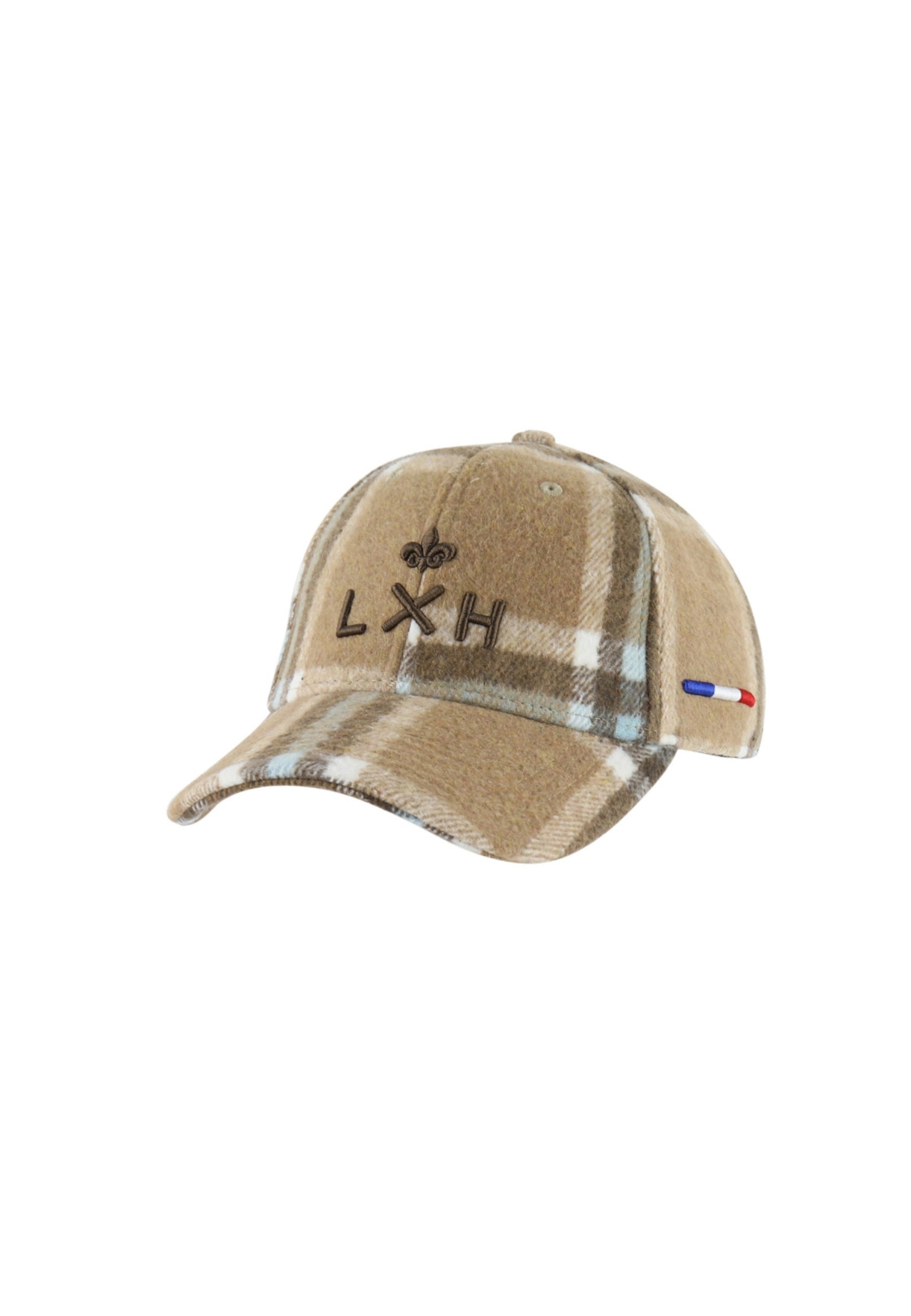 Casquette Tartan in Camel Caps LXH   