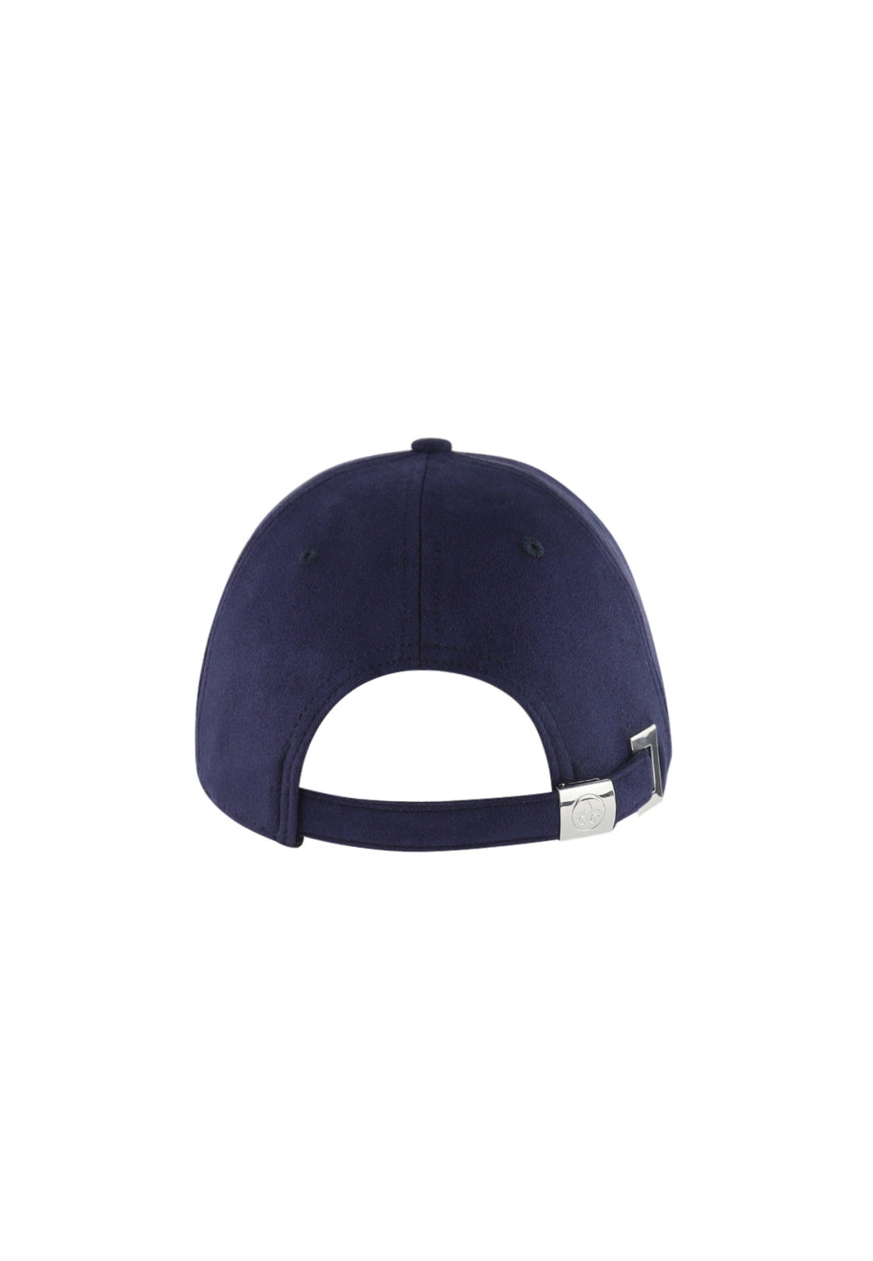 Casquette Suédine in Bleu Marine Caps LXH   