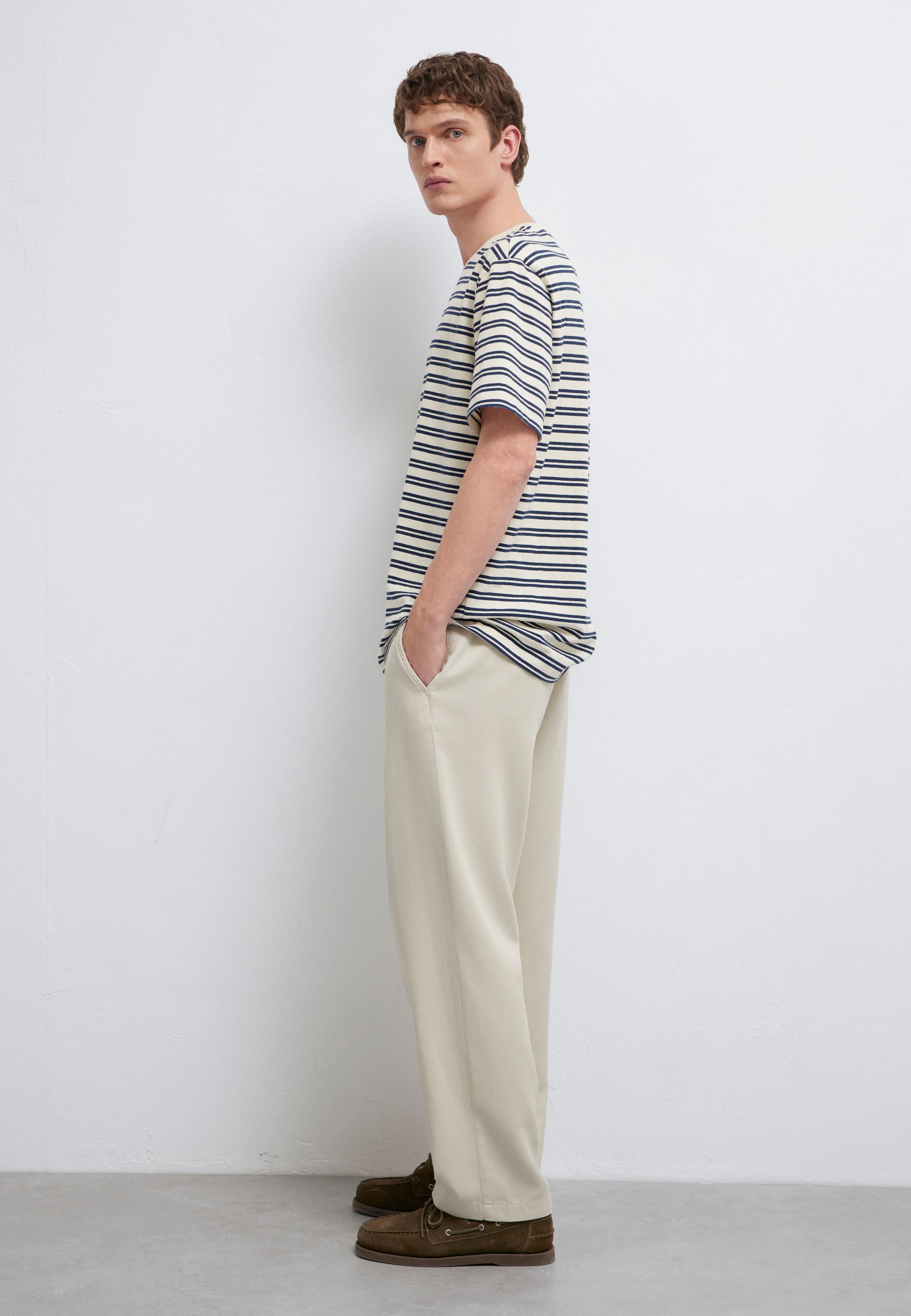 Woven Pants in Moonstruck Hosen Mavi