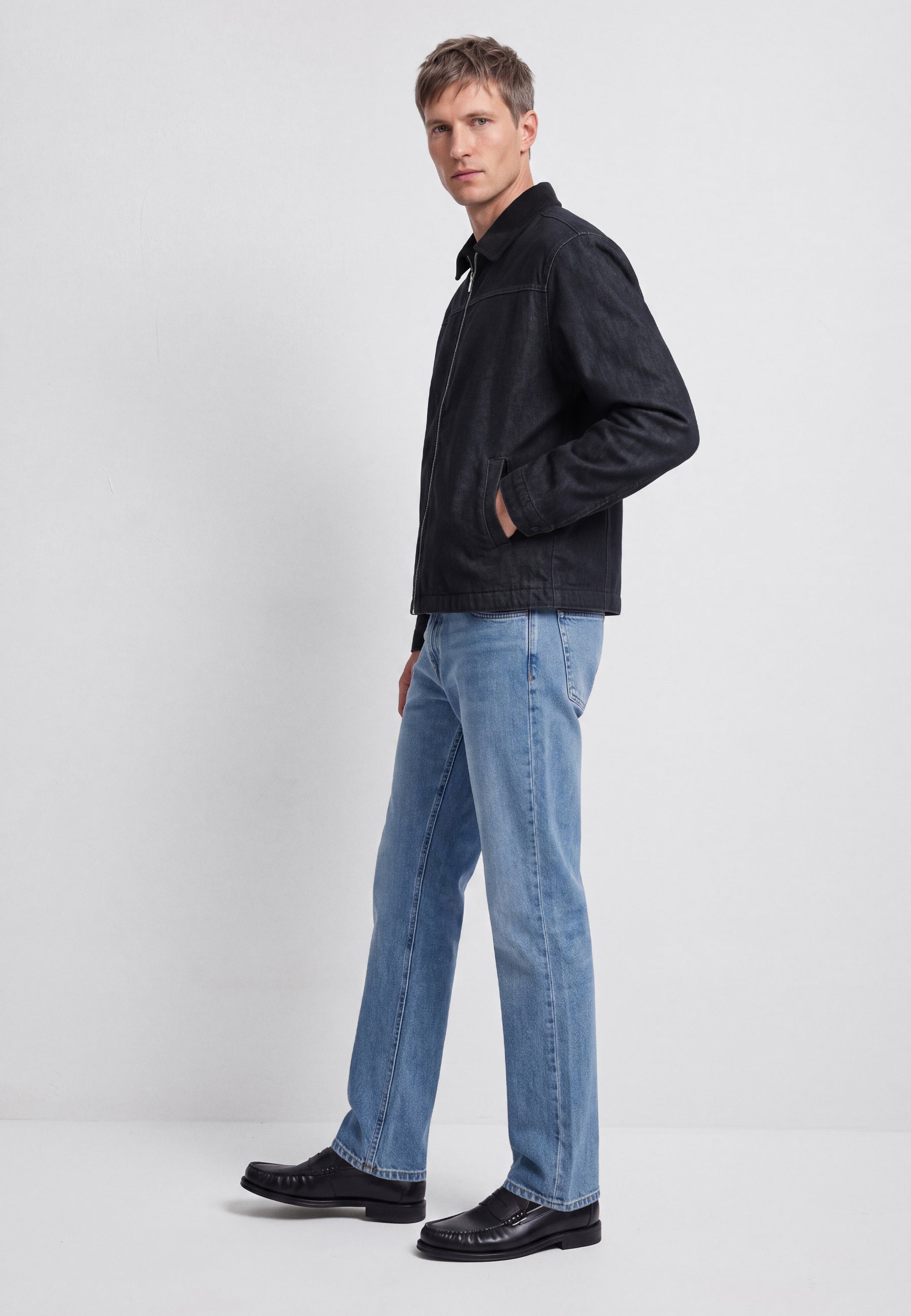 Jeansjacke Oakland in Rinse Mavi Edition