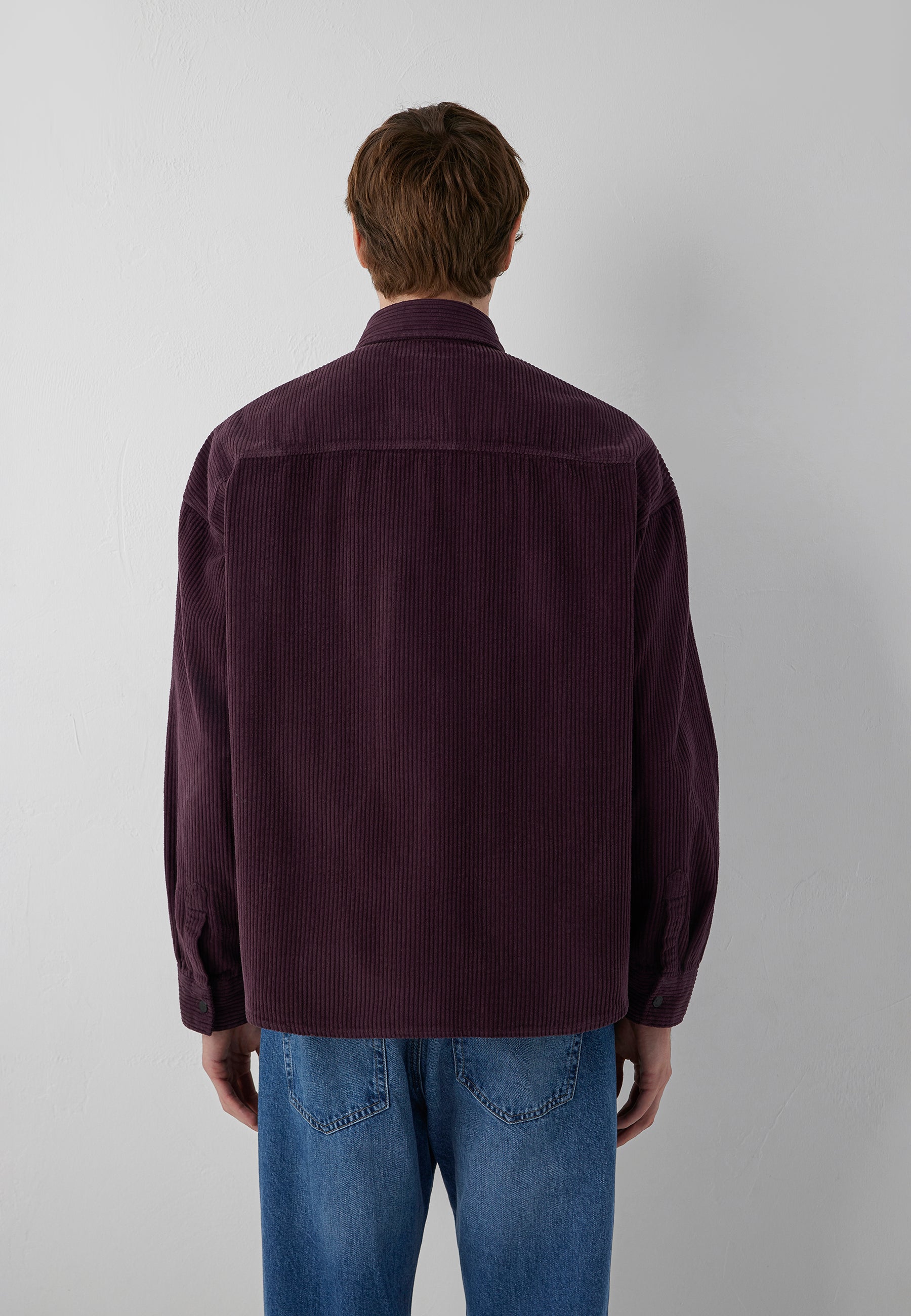 Cordhemd Long Sleeve in Fudge Hemden Mavi