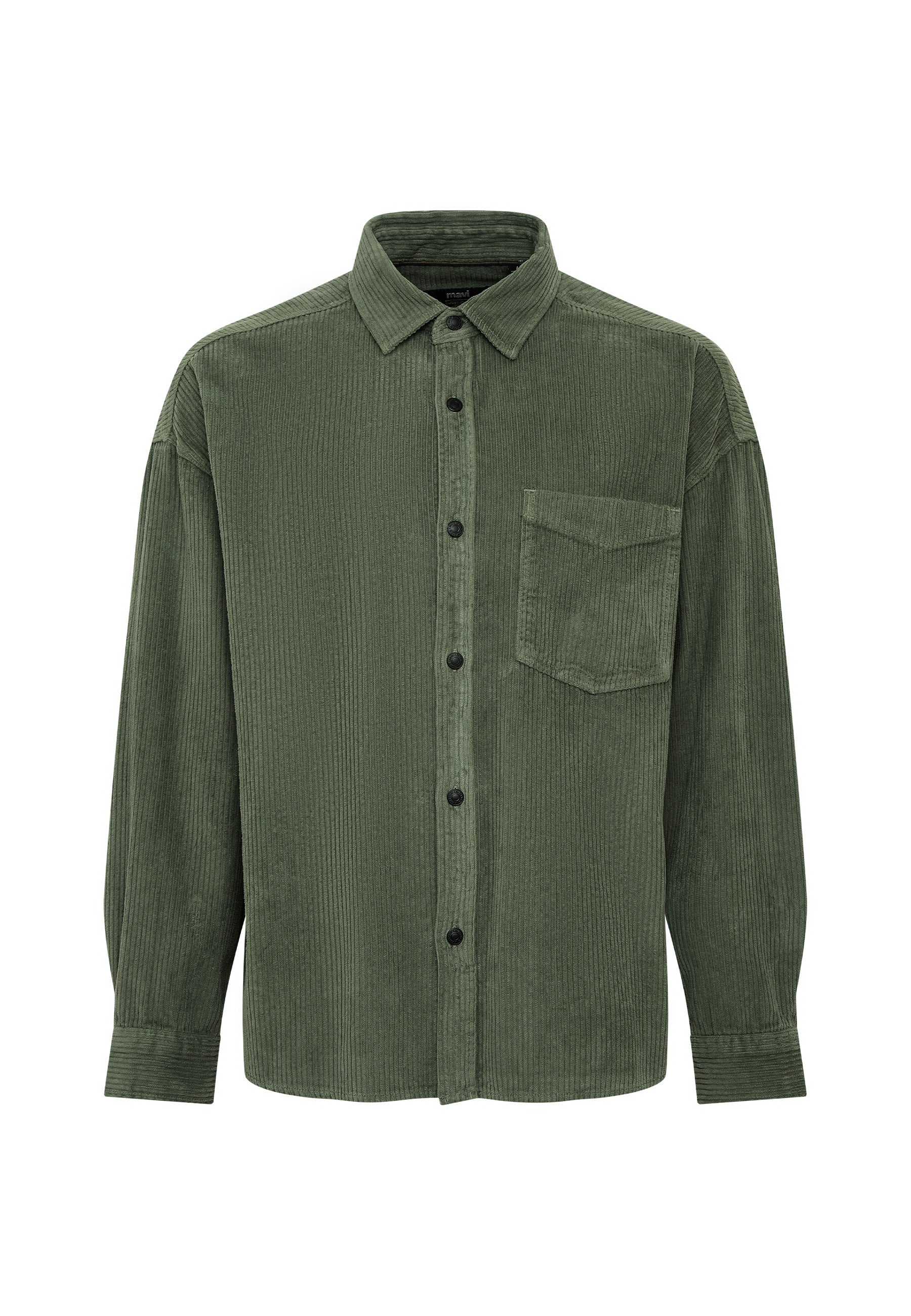 Cordhemd Long Sleeve in Agave Green Hemden Mavi