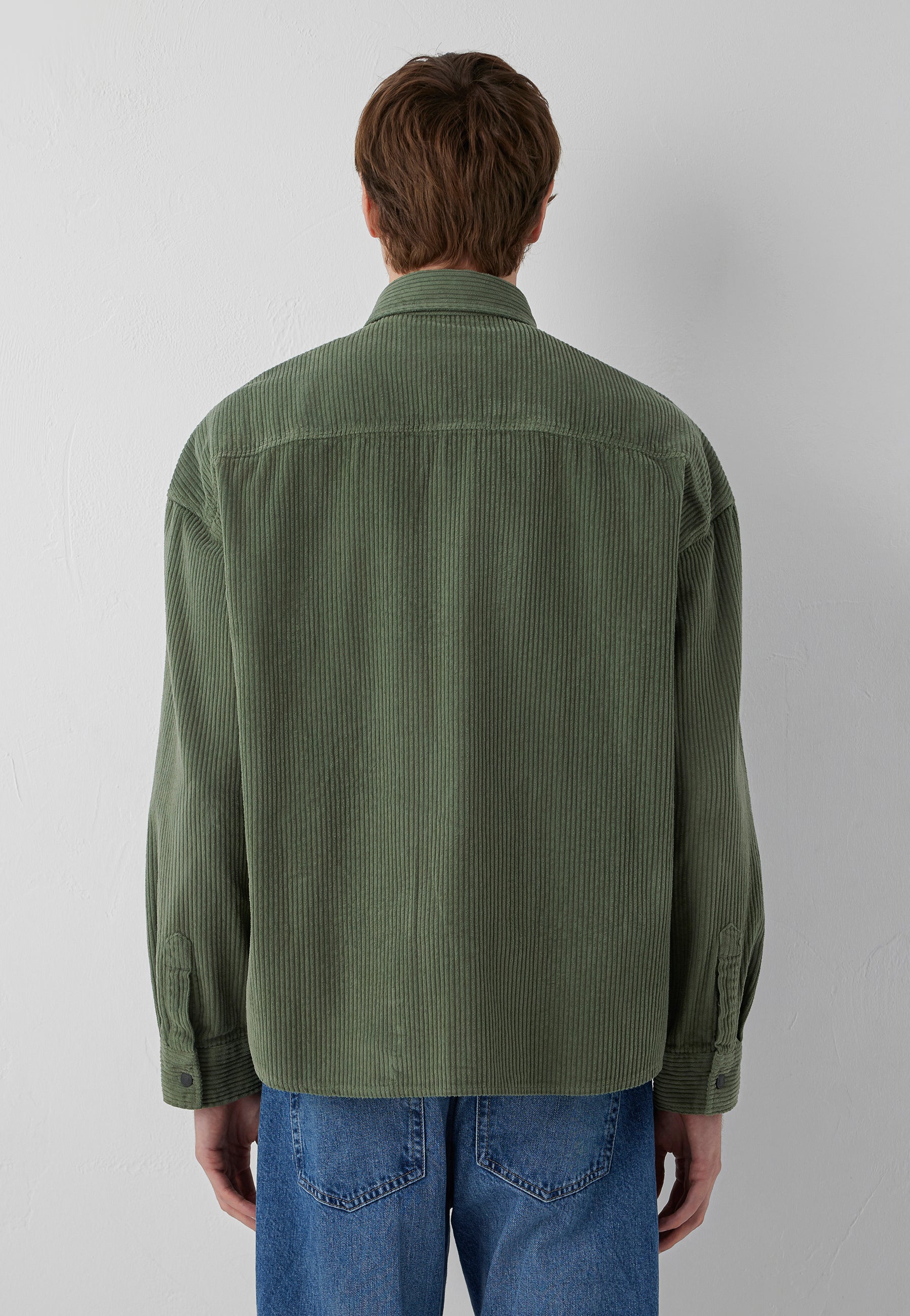 Cordhemd Long Sleeve in Agave Green Hemden Mavi