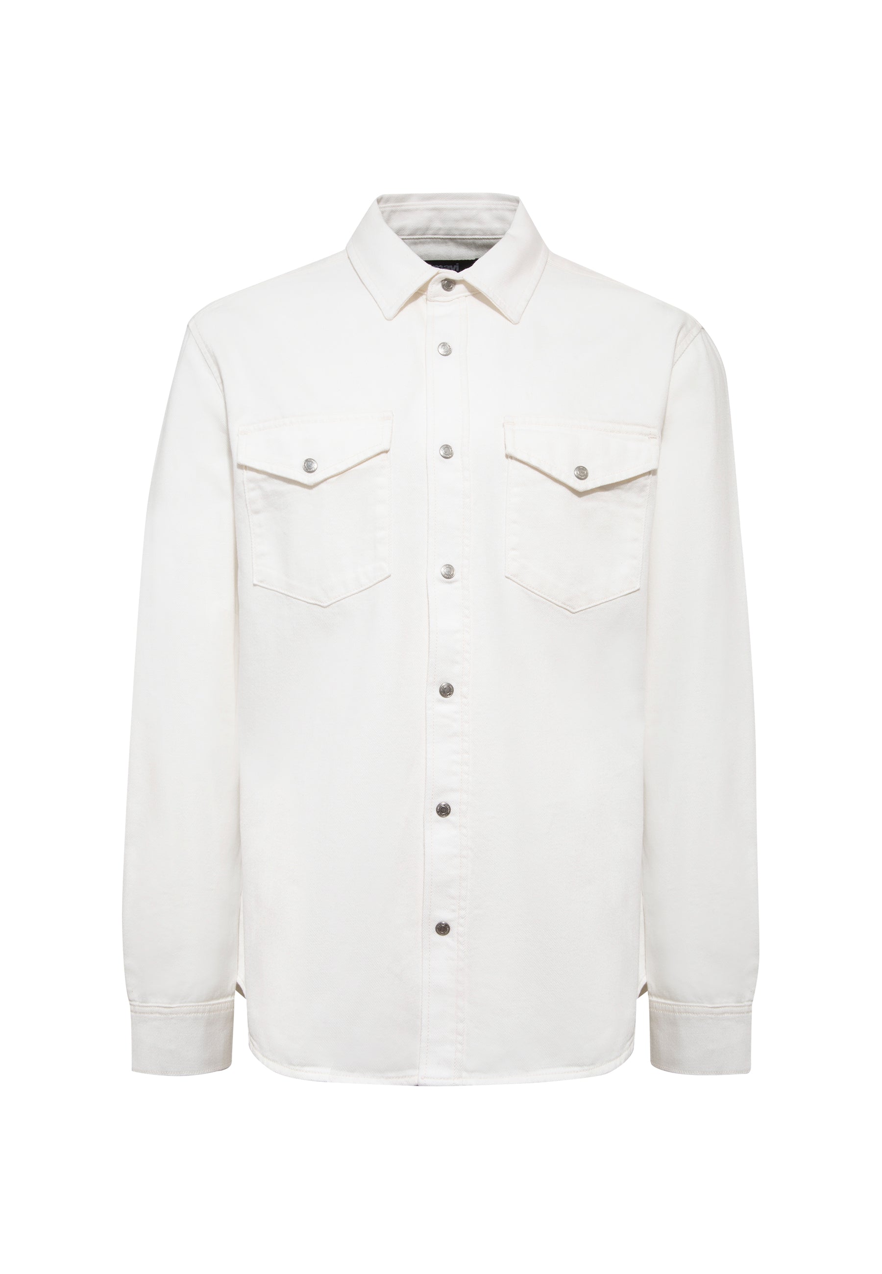 Ted in Off White Denim Hemden Mavi