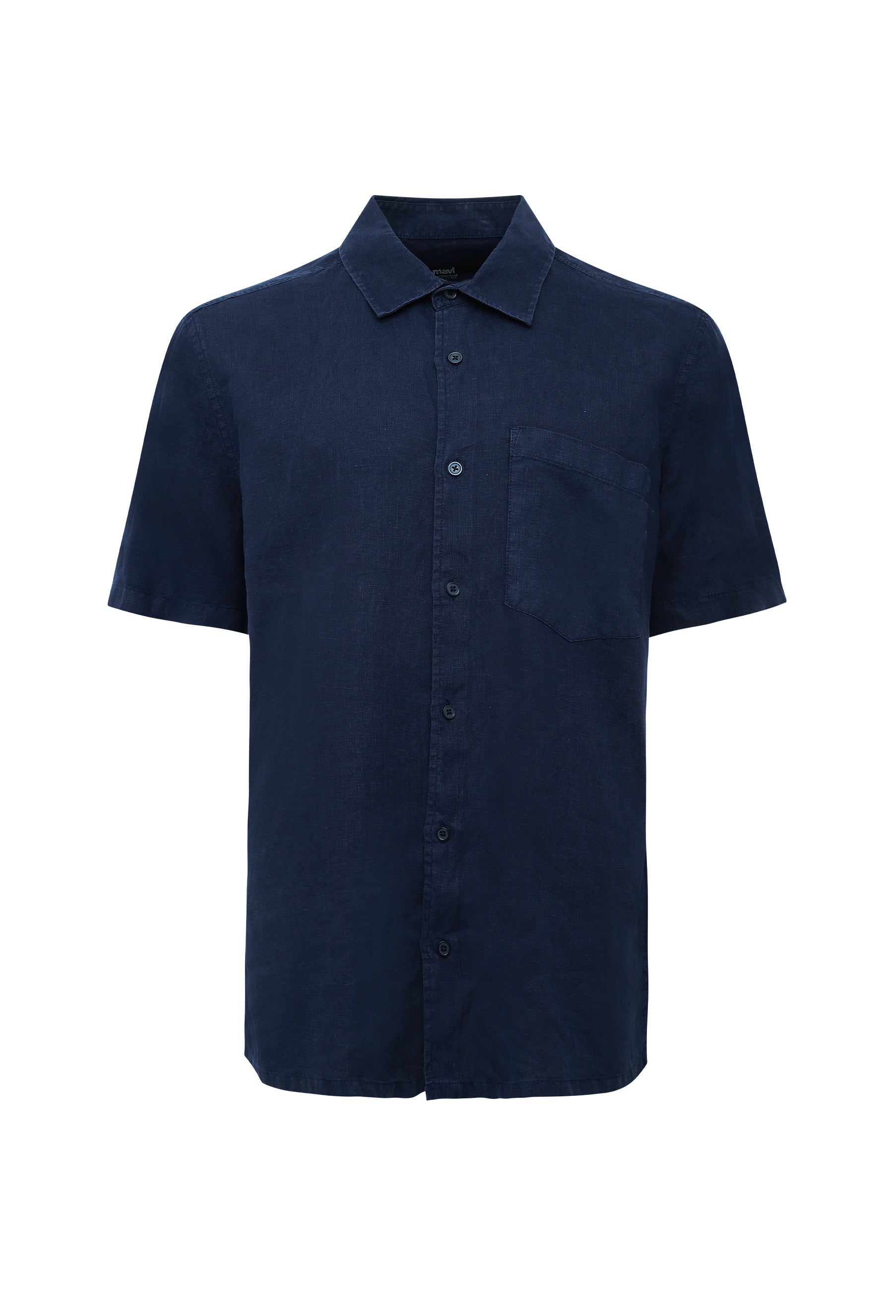 Short Sleeve Shirt in Navy Blazer Hemden Mavi