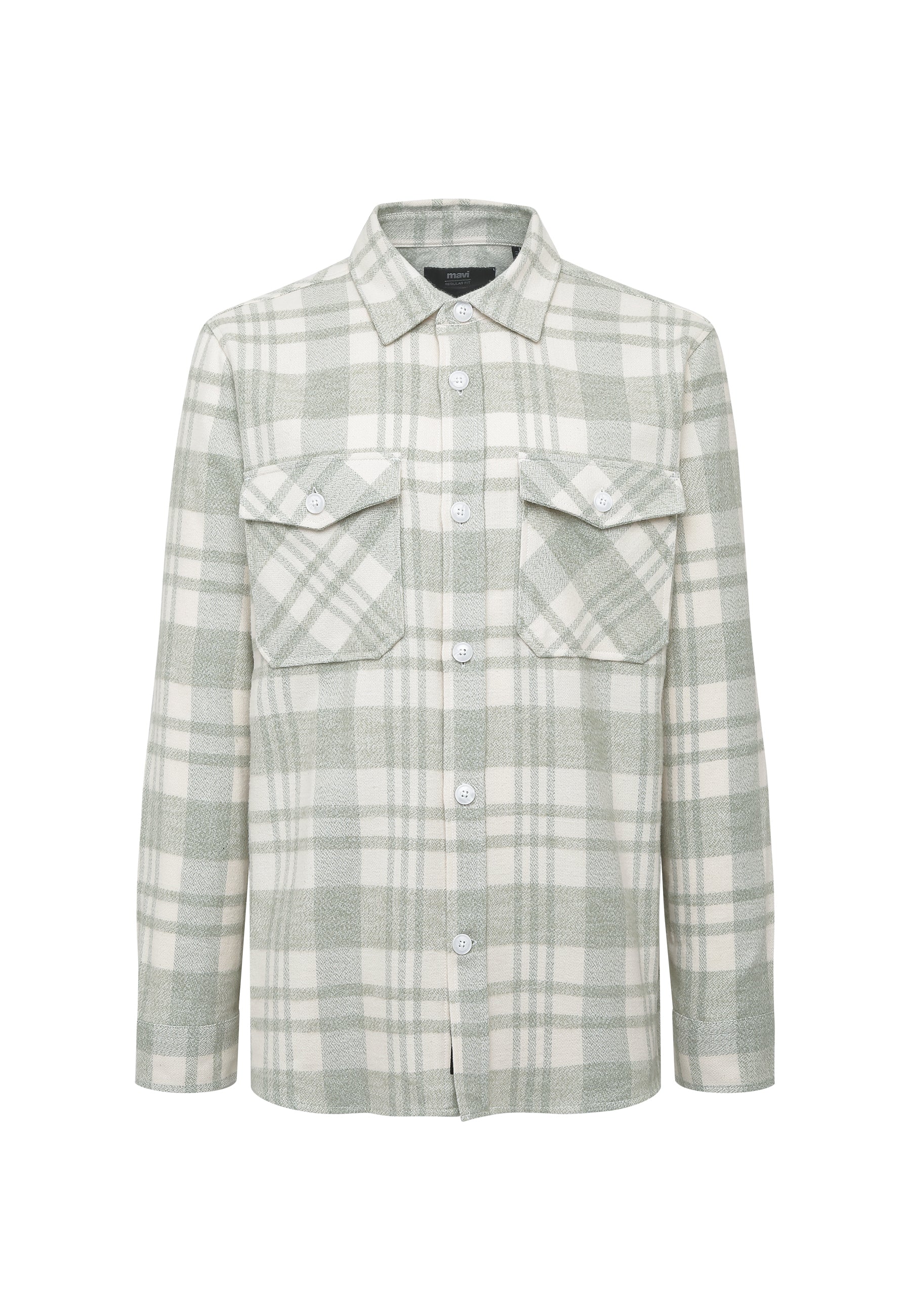 Hemd Check in Gray Check Hemden Mavi