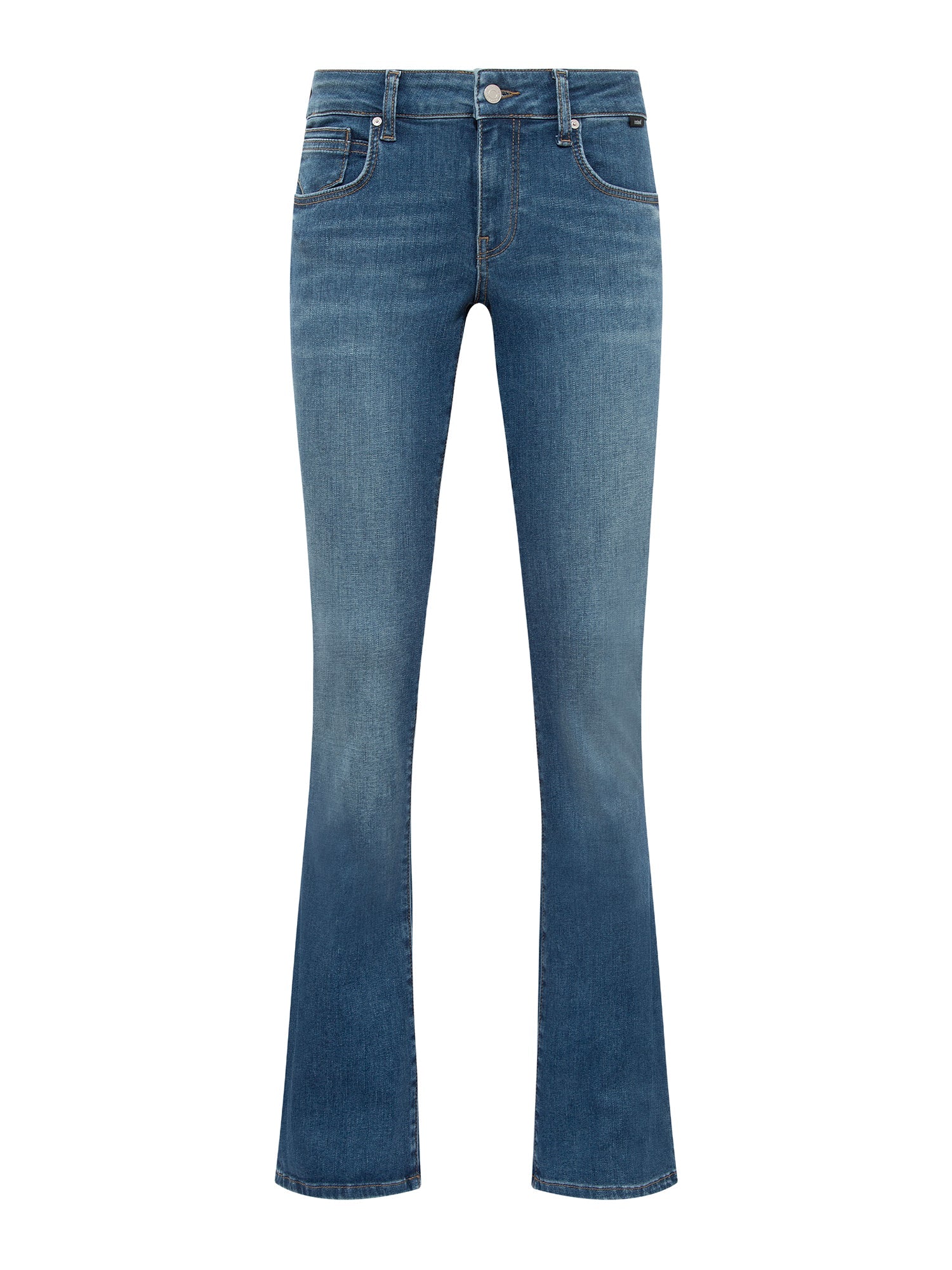 Bella Mid-Rise in Dark Brushed Everyday Jeans Mavi   