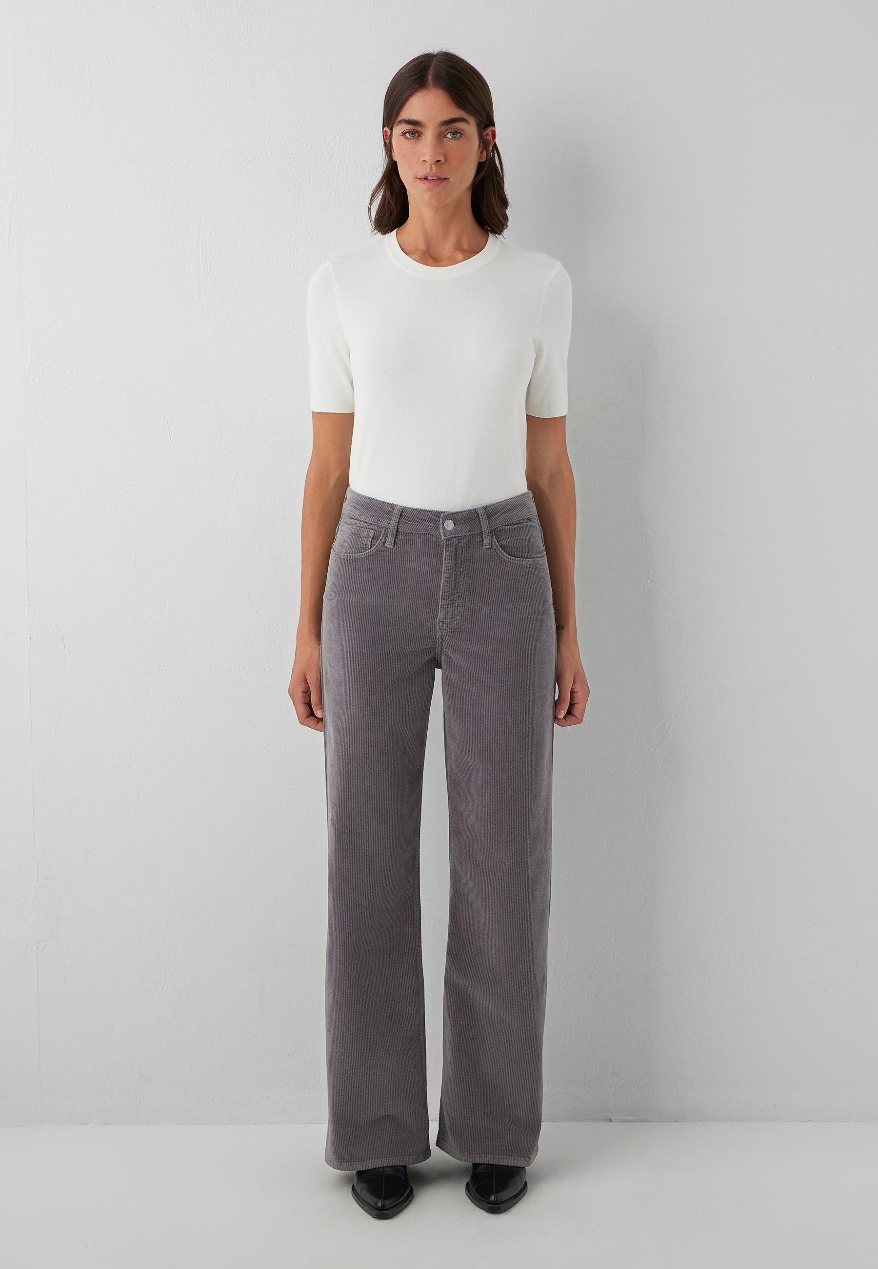 Hose Malibu in Volcanic Glass Corduroy