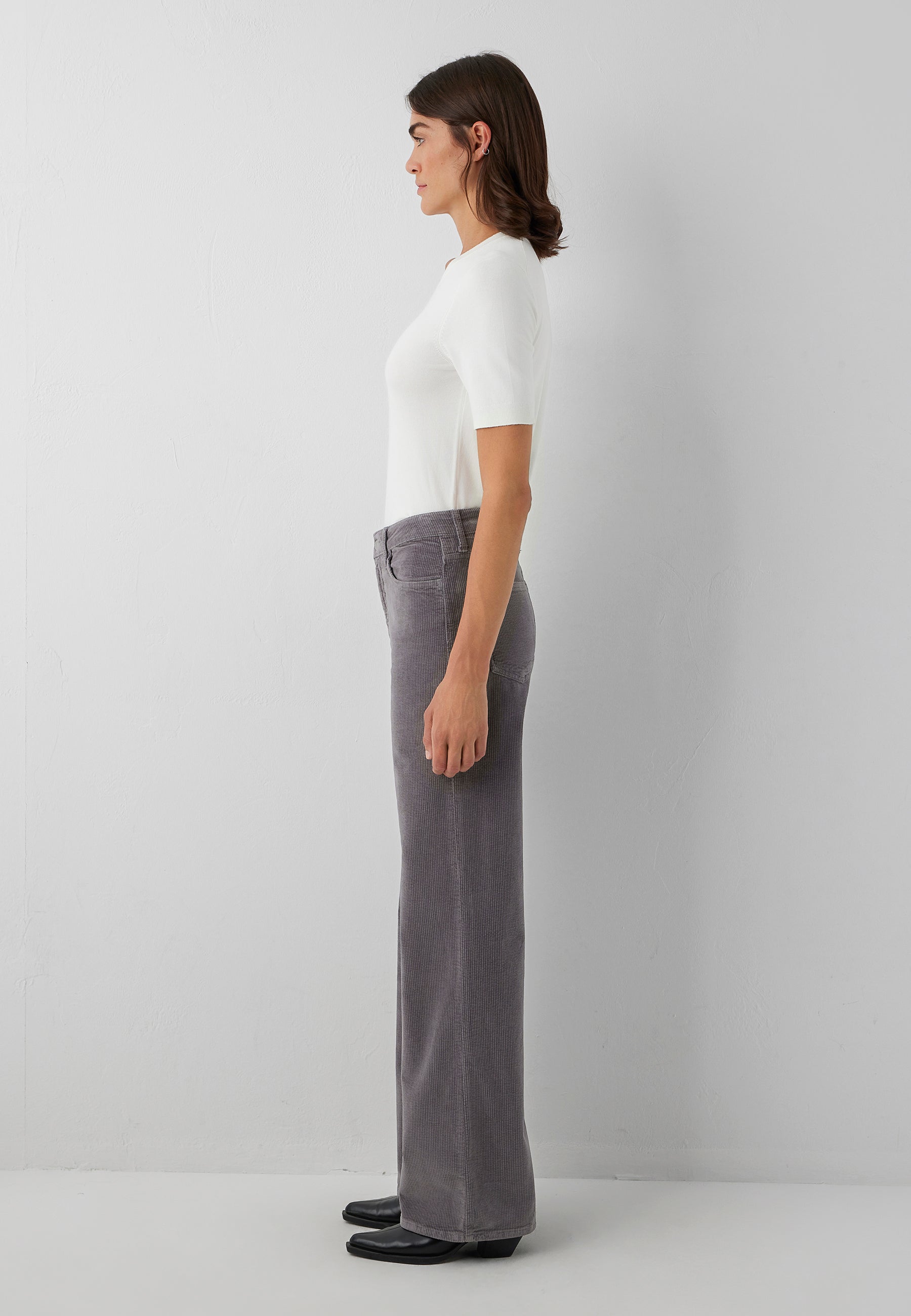 Hose Malibu in Volcanic Glass Corduroy