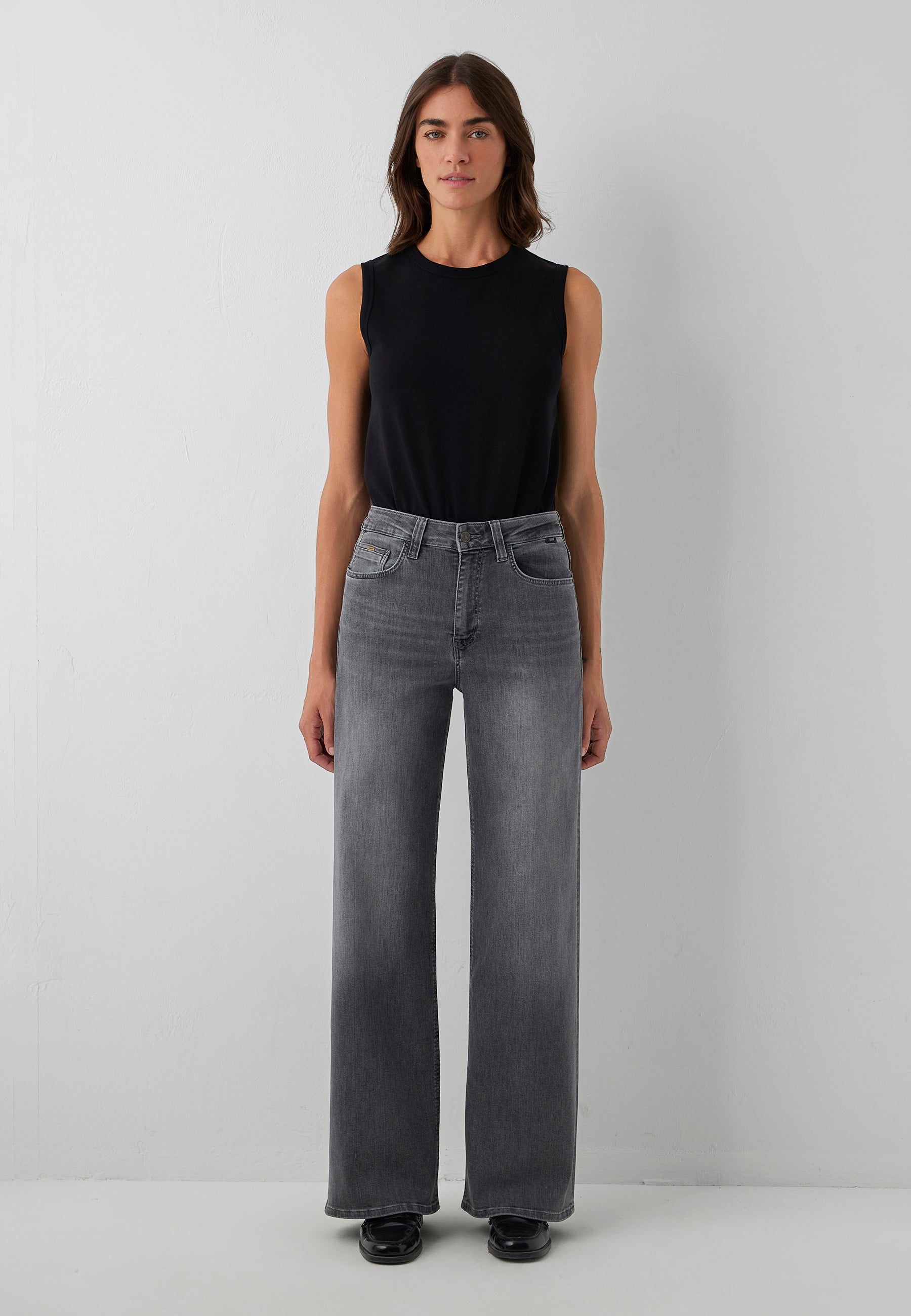 Jeans Malibu in Lt Smoke Brushed