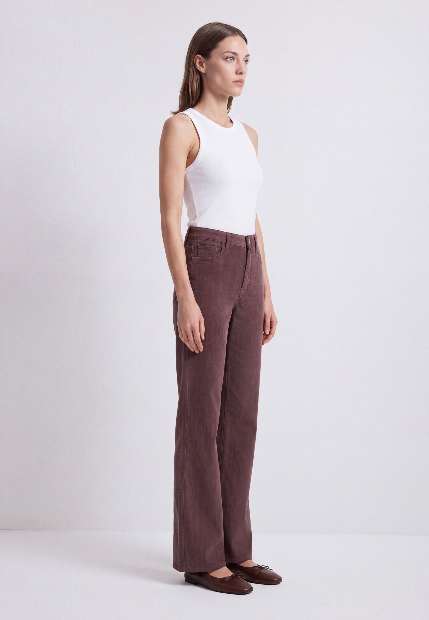 Hose Malibu in Sparrow Corduroy