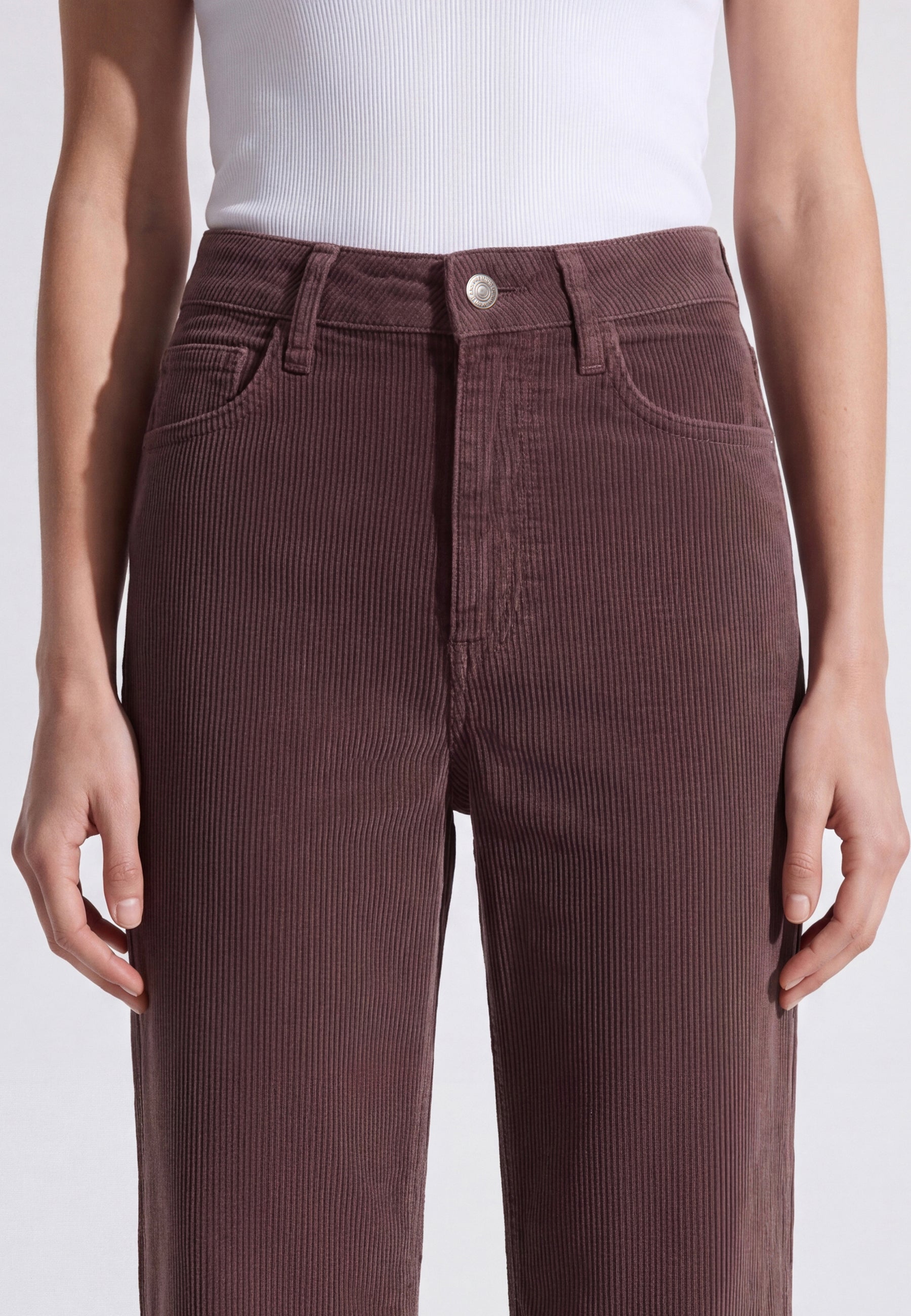 Hose Malibu in Sparrow Corduroy