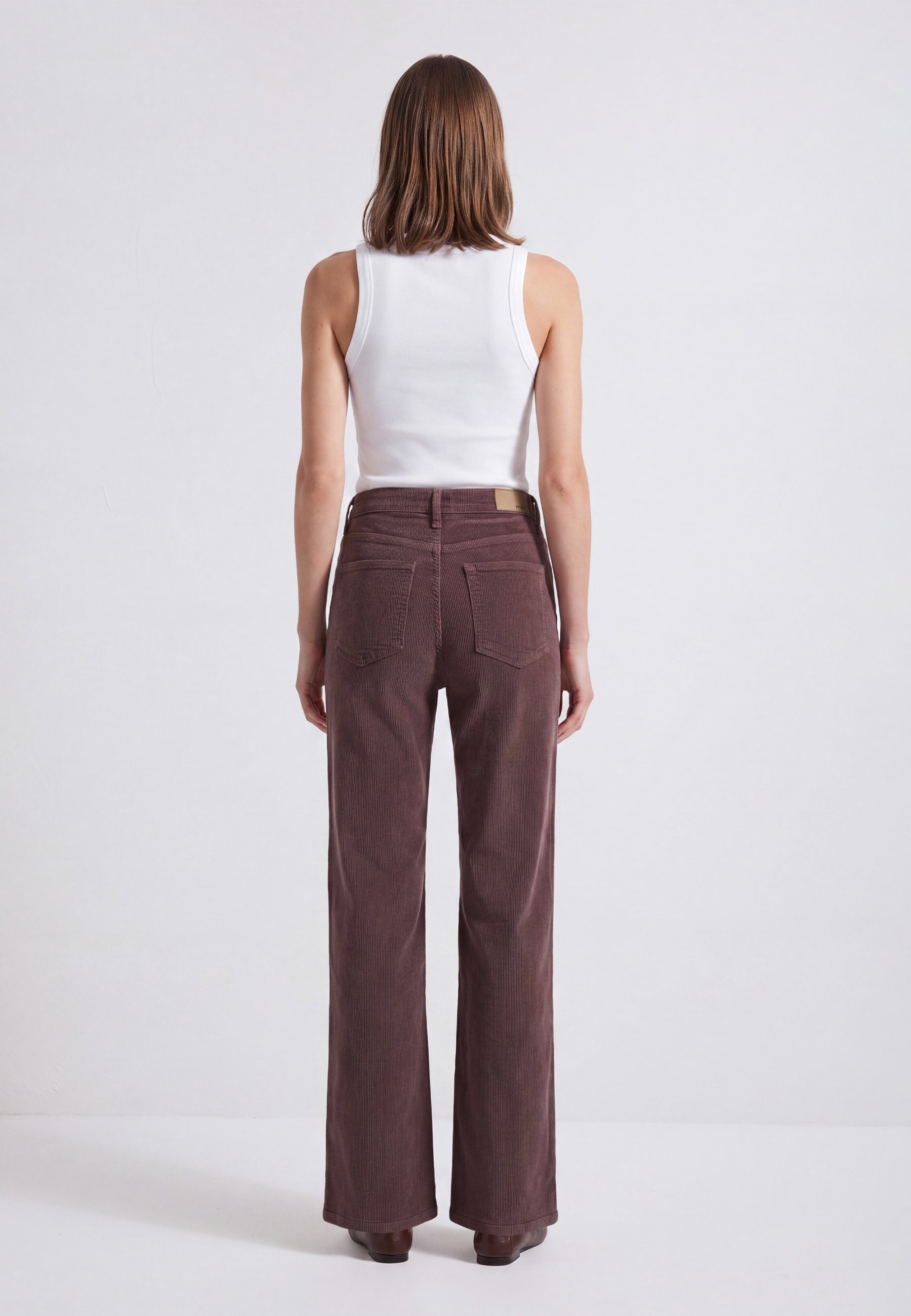 Hose Malibu in Sparrow Corduroy
