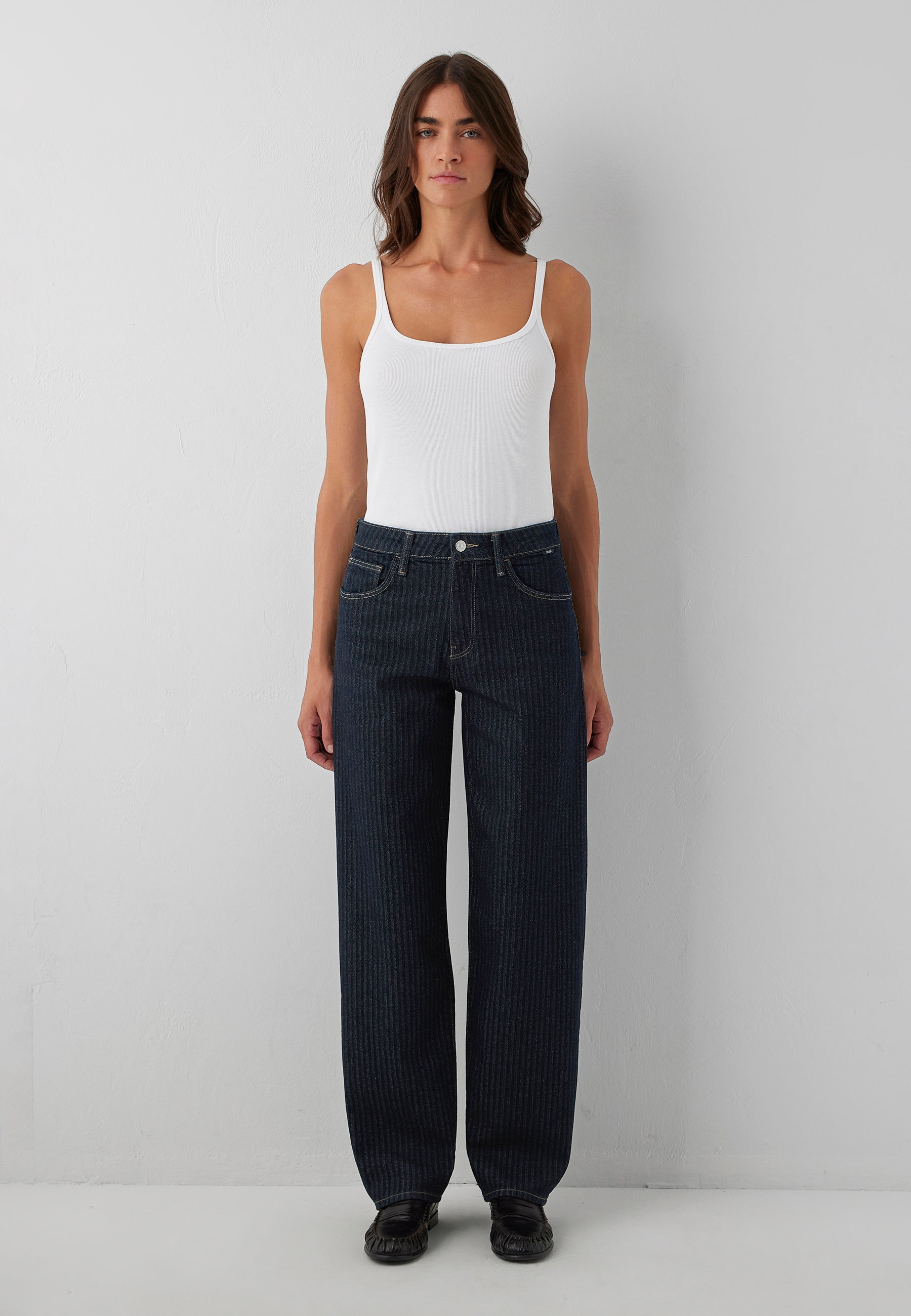 Baggy Jeans Leila in Dark Denim
