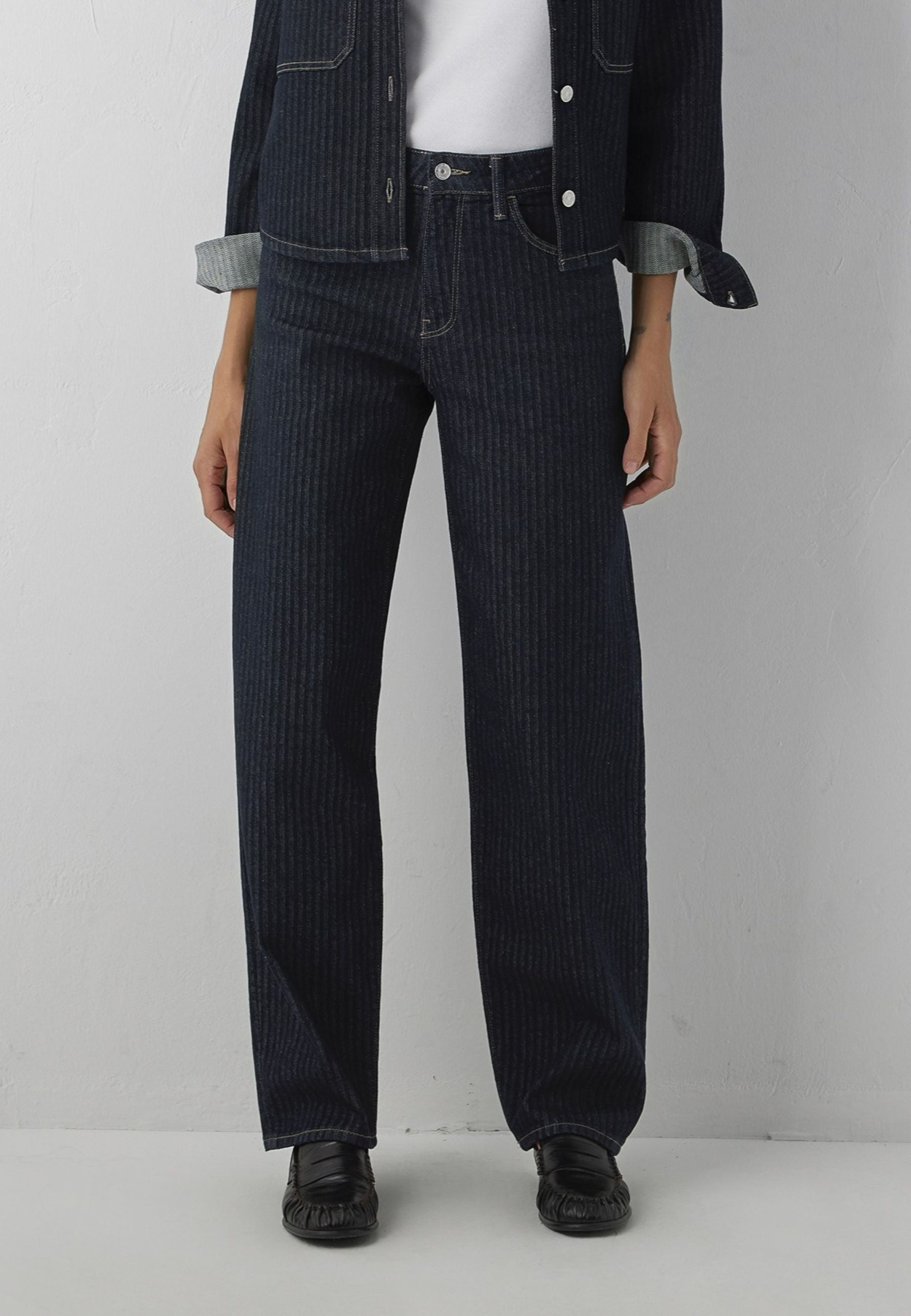 Baggy Jeans Leila in Dark Denim