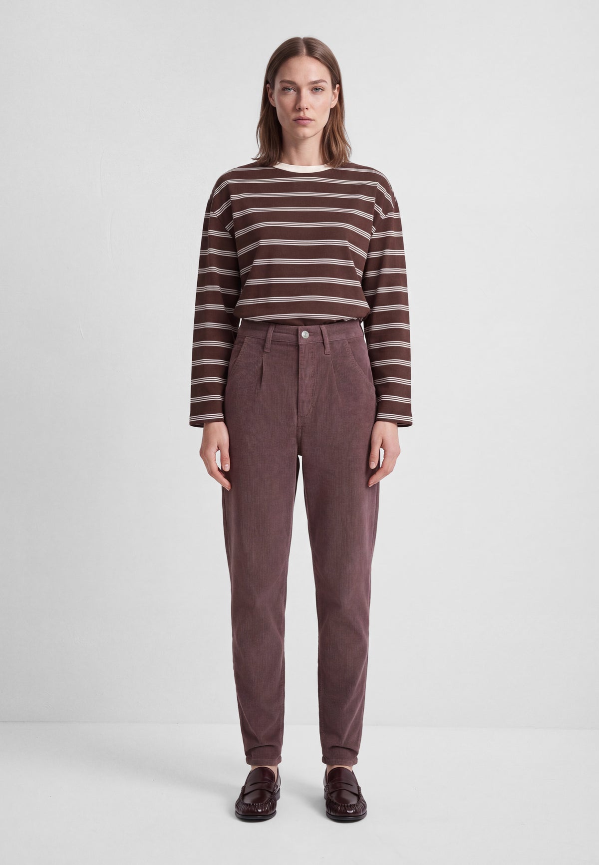 Cordhose Laura in Sparrow Corduroy