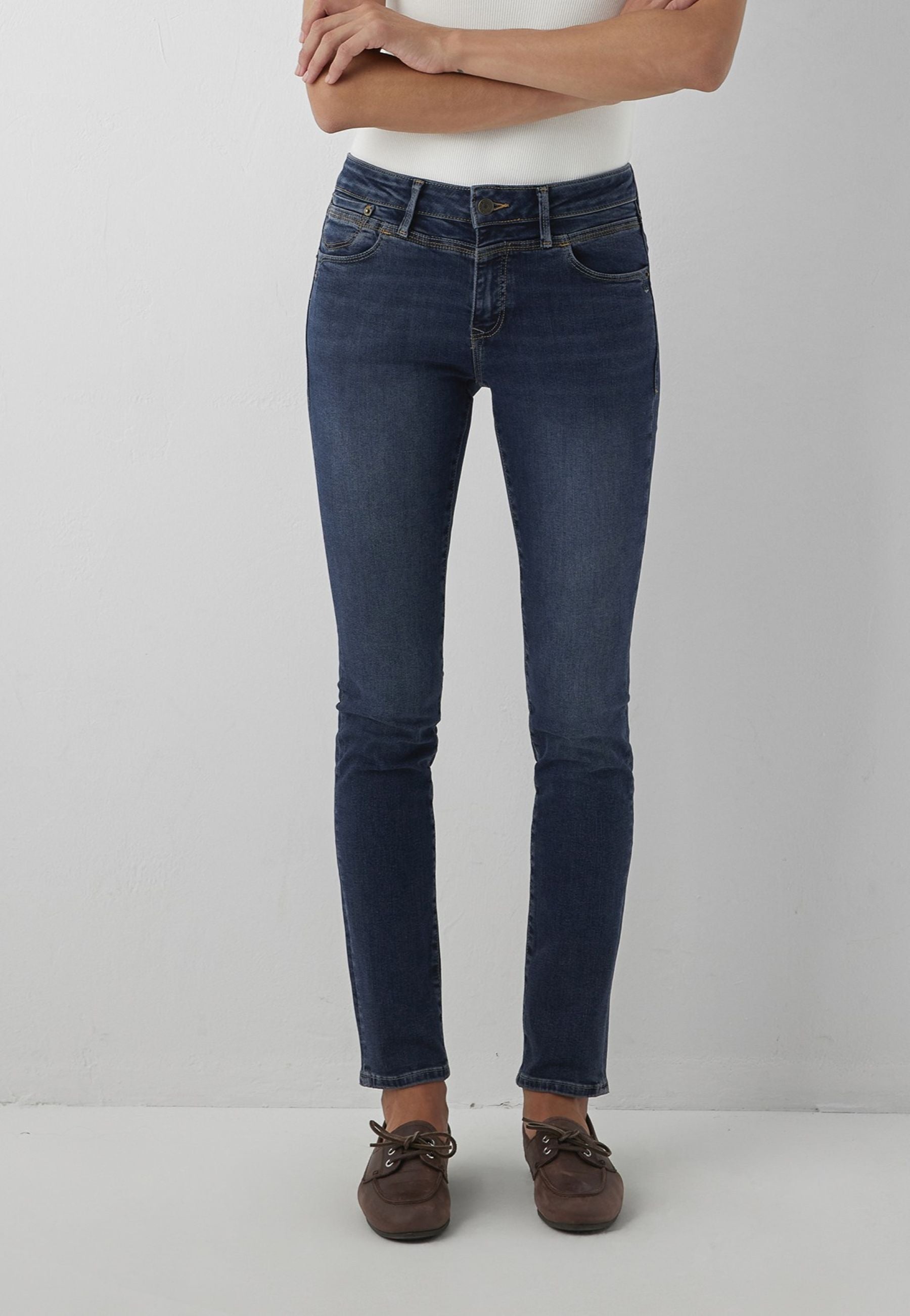 Jeans Sophie in Deep Brushed Glam Jeans Mavi