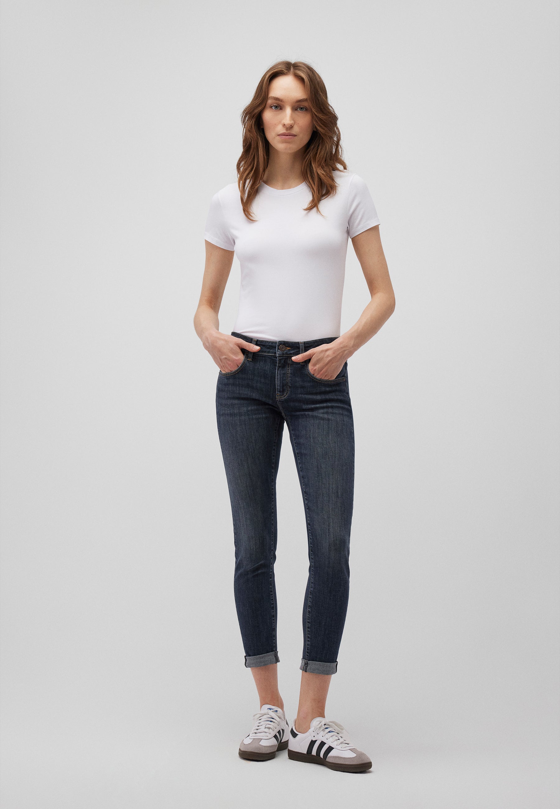 Lexy in Smoky Blue Memory Everyday Jeans Mavi   