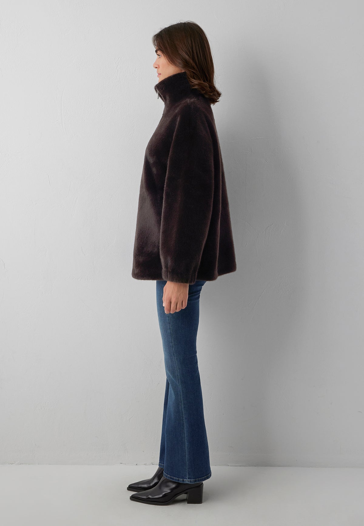 Jacke High Neck in After Dark Jacken Mavi