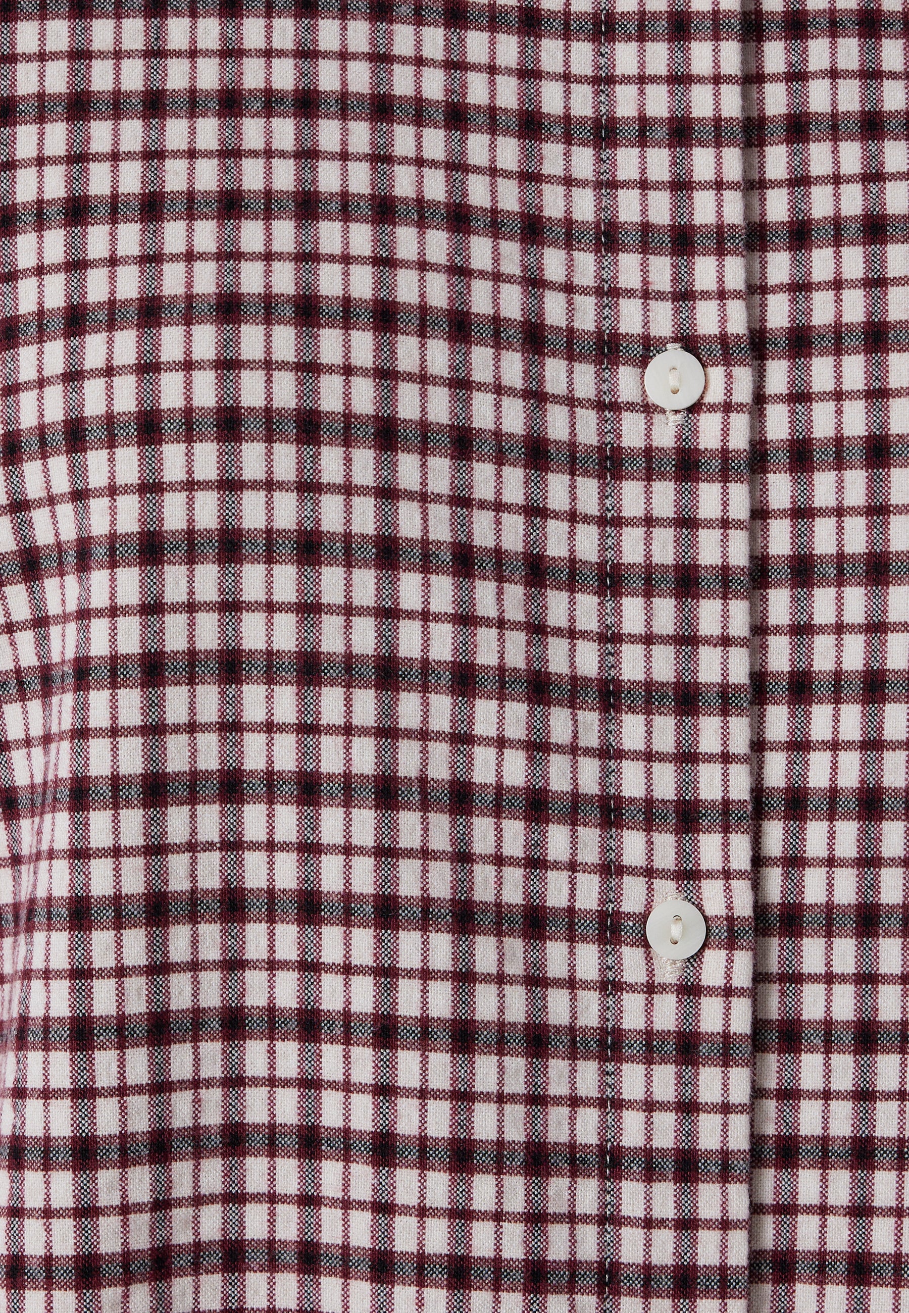 Bluse Check in Cherry Check Hemden Mavi