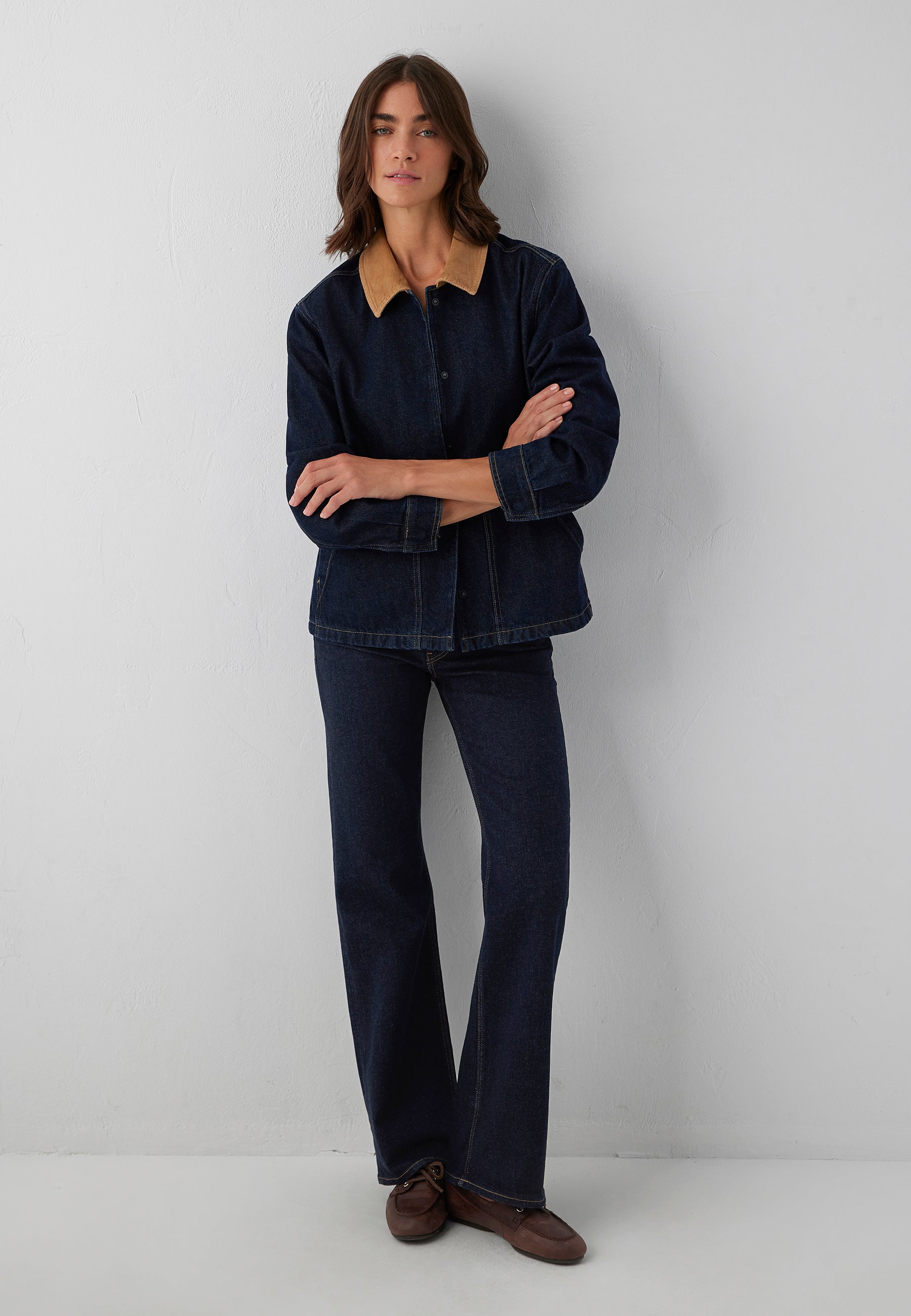 Jeansjacke Lettie in Rinse Denim