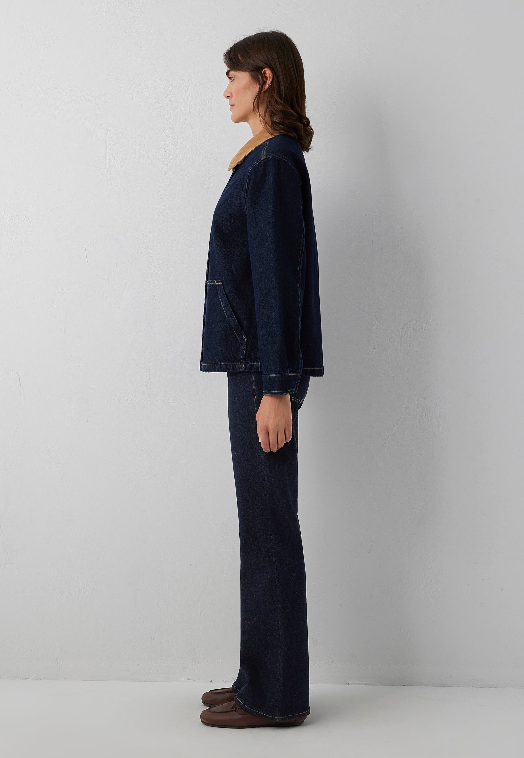 Jeansjacke Lettie in Rinse Denim