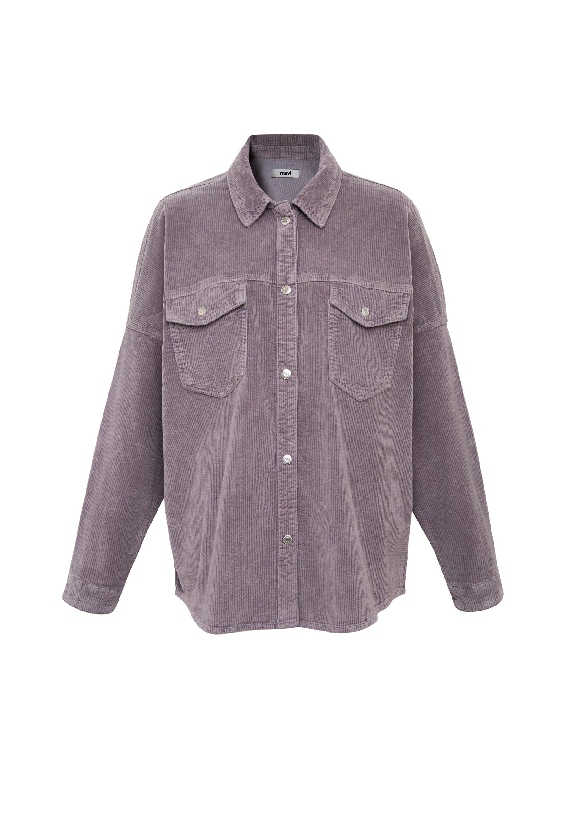 Overshirt Fiona in Volcanic Glass Corduroy