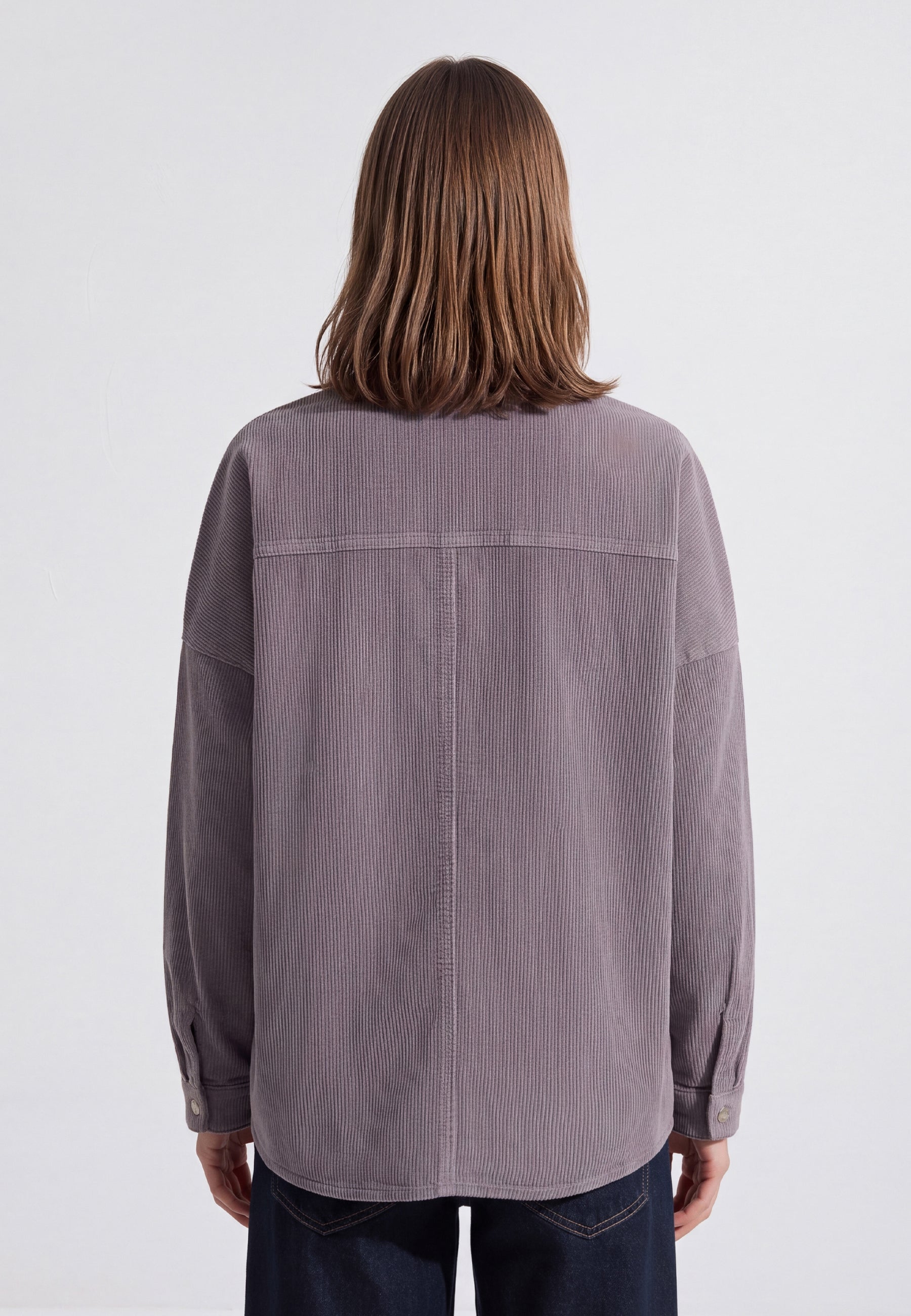 Overshirt Fiona in Volcanic Glass Corduroy