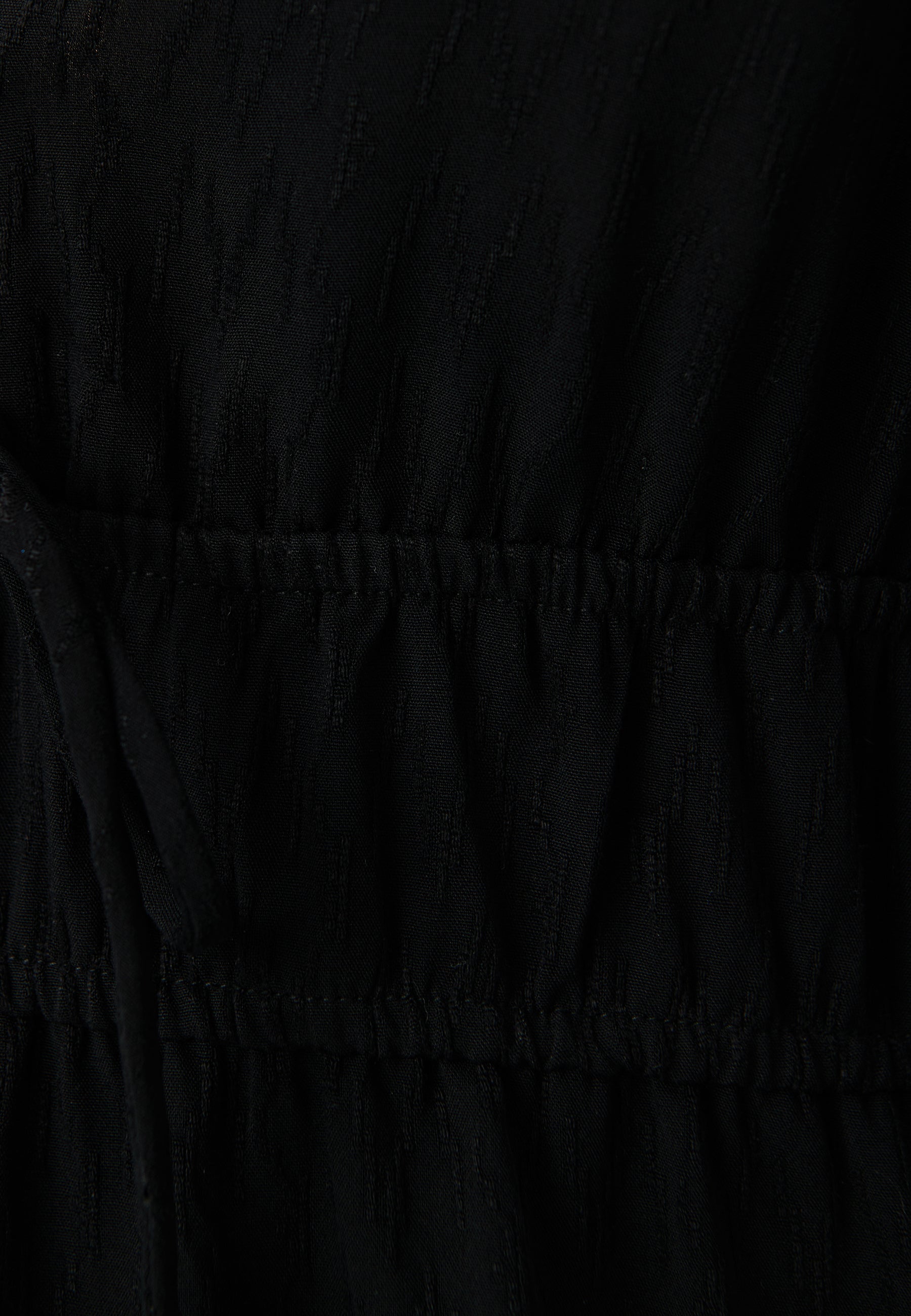 Mini Woven Dress in Black Kleider Mavi   